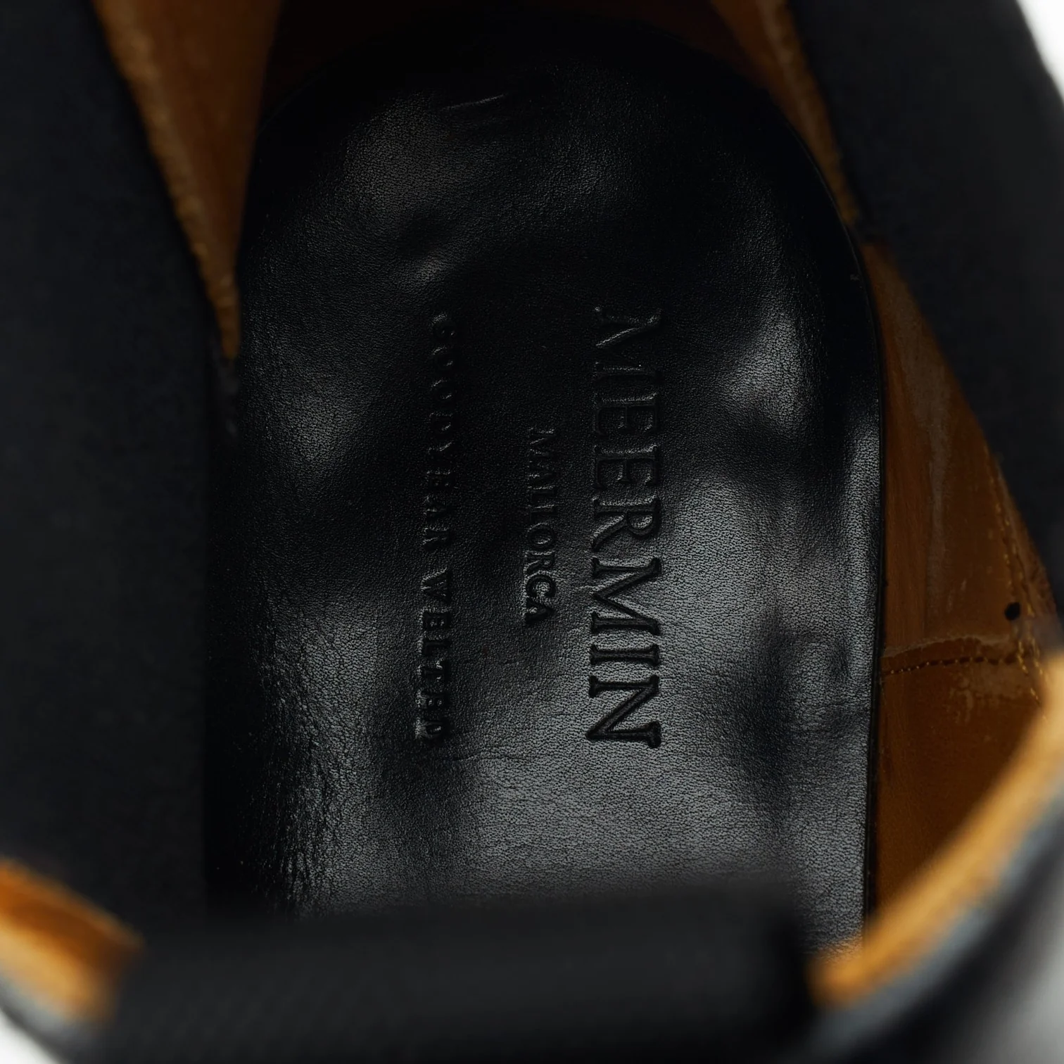 '101050' Black Leather Chelsea Boots UK 7 E - Image 6