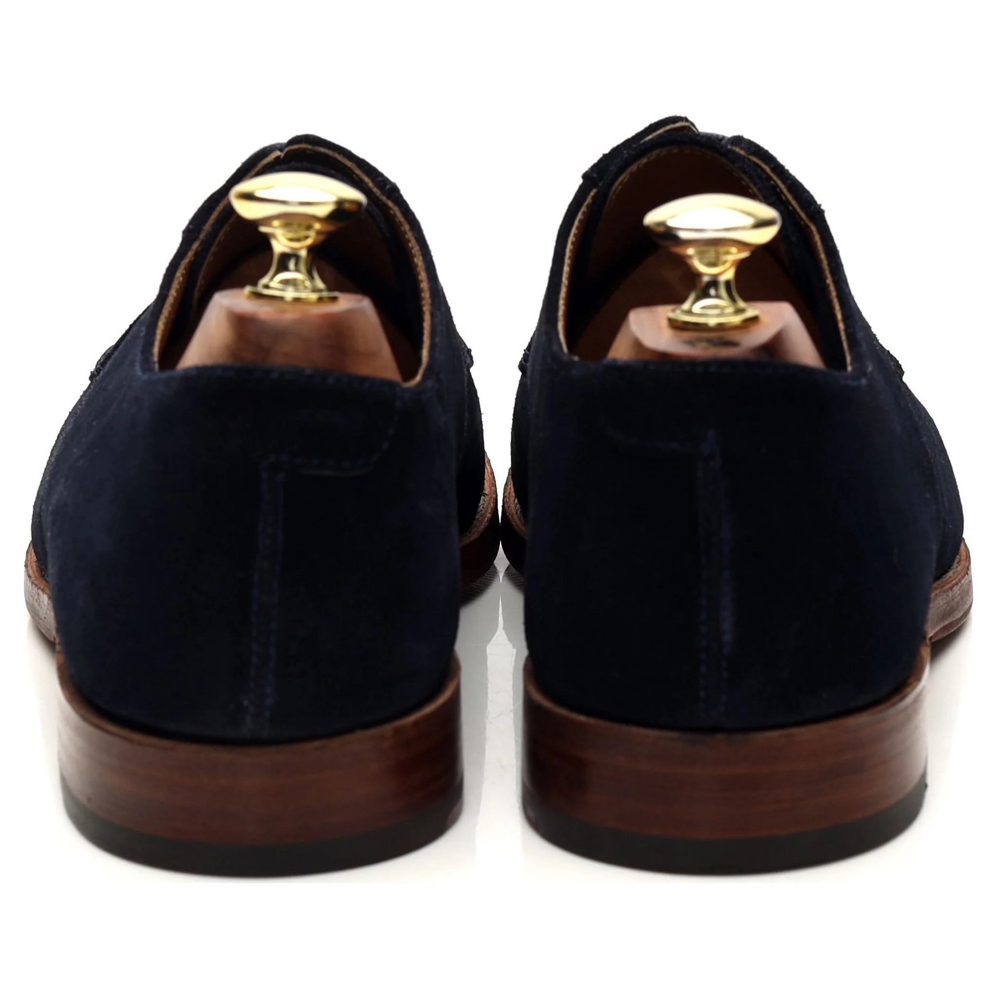 '110693' Navy Blue Suede Derby UK 7 F - Image 4