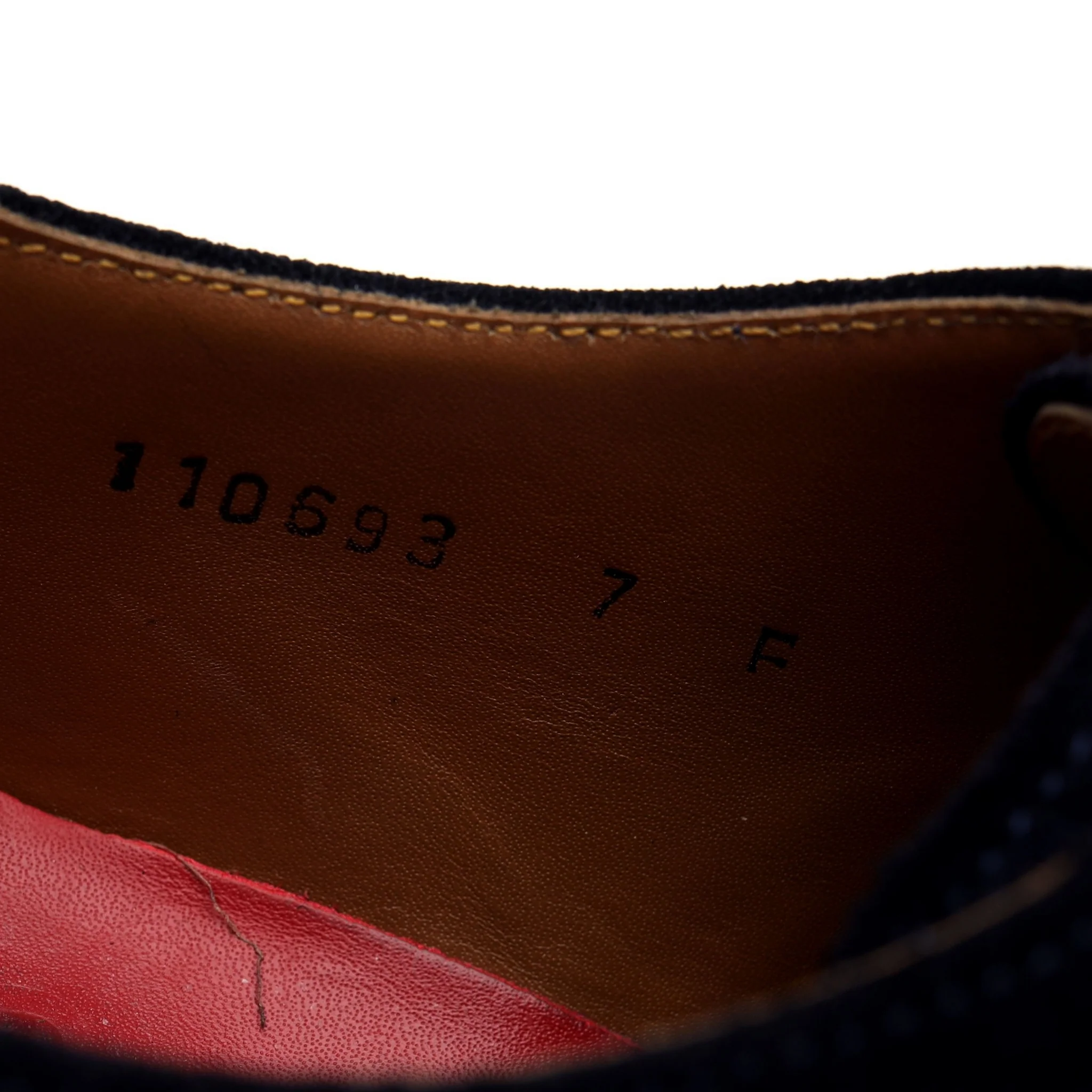 '110693' Navy Blue Suede Derby UK 7 F - Image 7