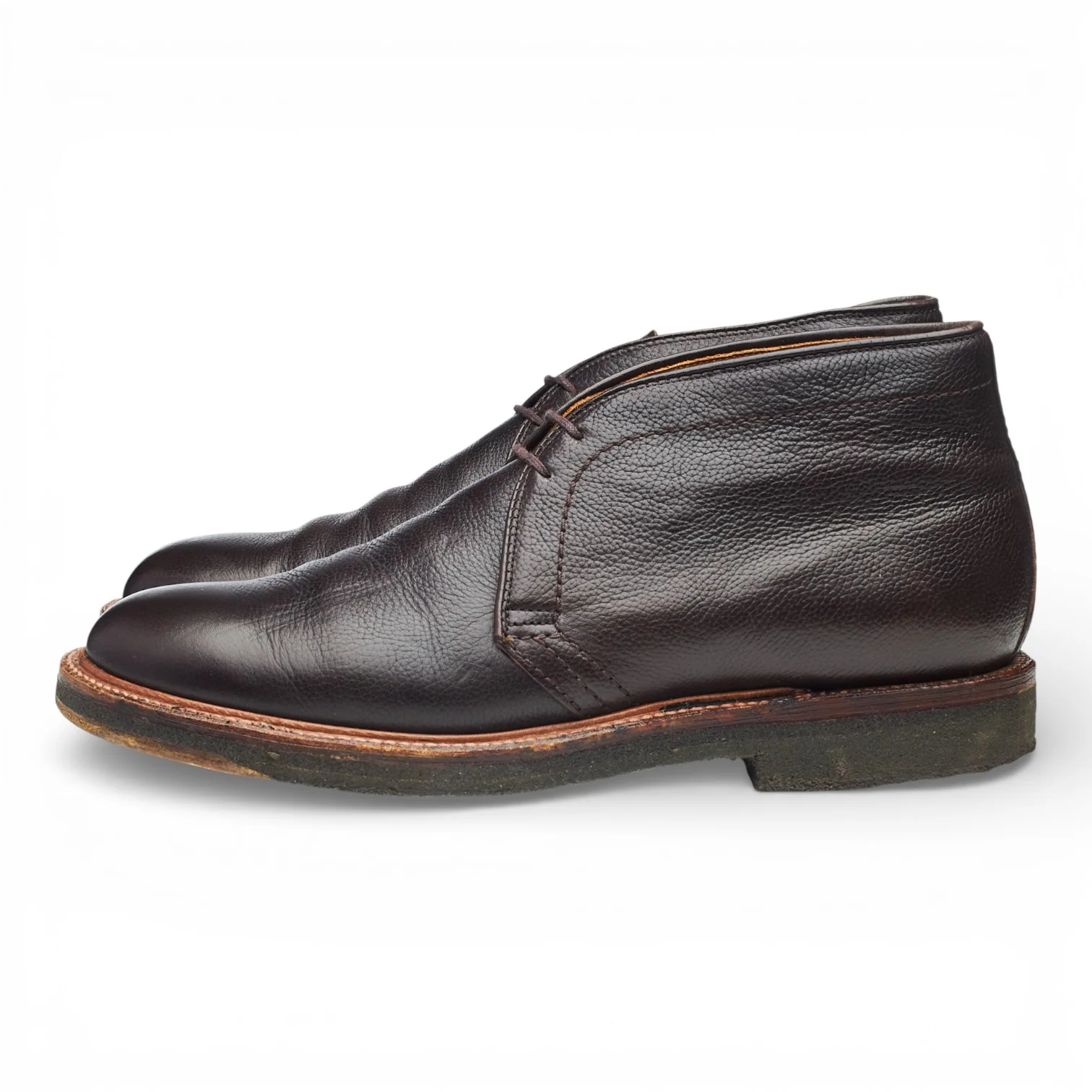 '12341' Dark Brown Leather Chukka Boots UK 9 US 9.5 - Image 3