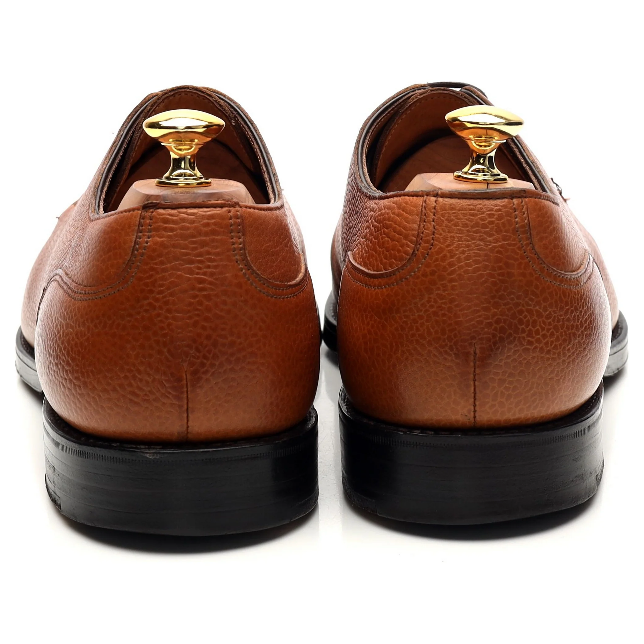 'Dover' Tan Brown Leather Split Toe Derby UK 11.5 D - Image 4