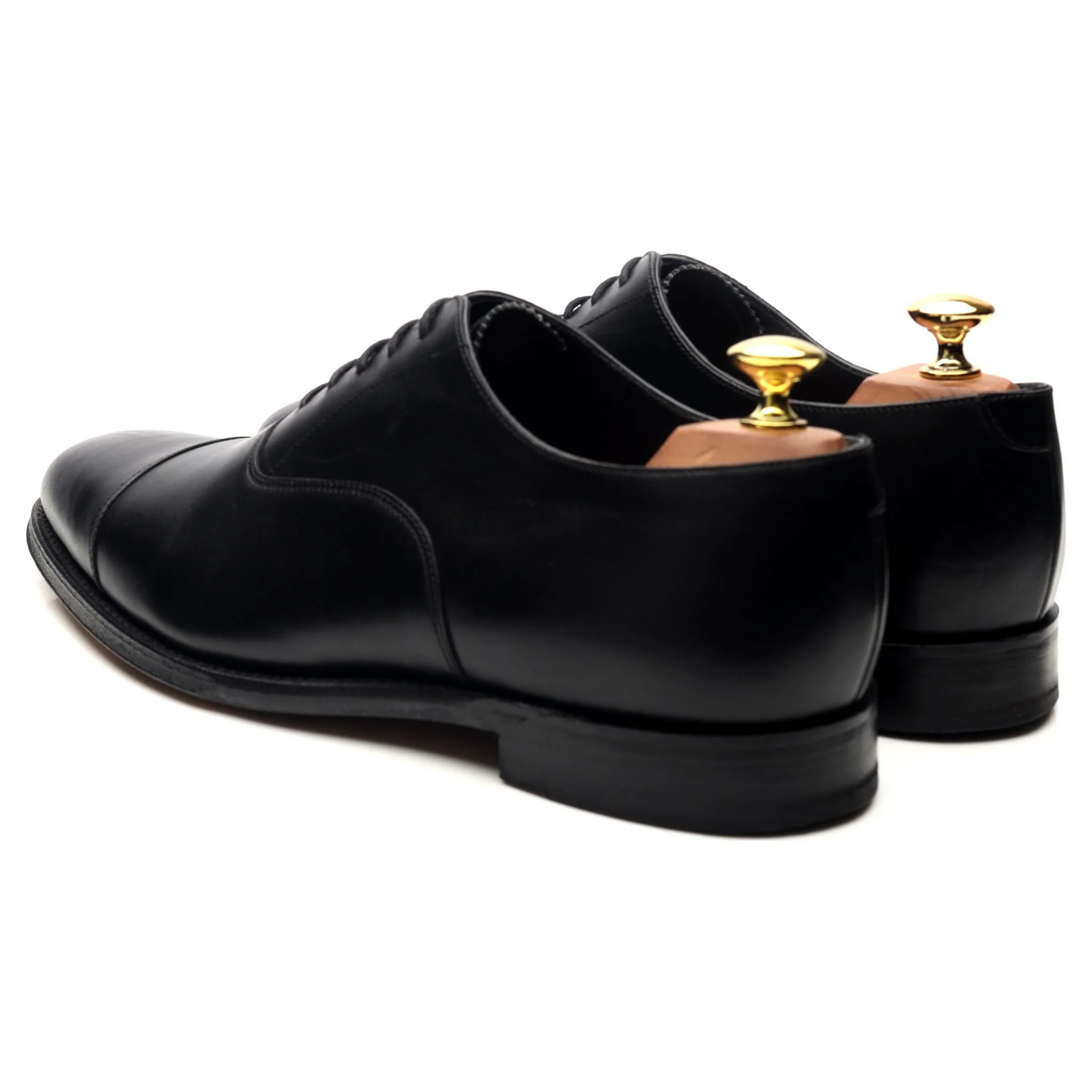 1880 'Aldwych' Black Leather Oxford UK 8.5 F - Image 3