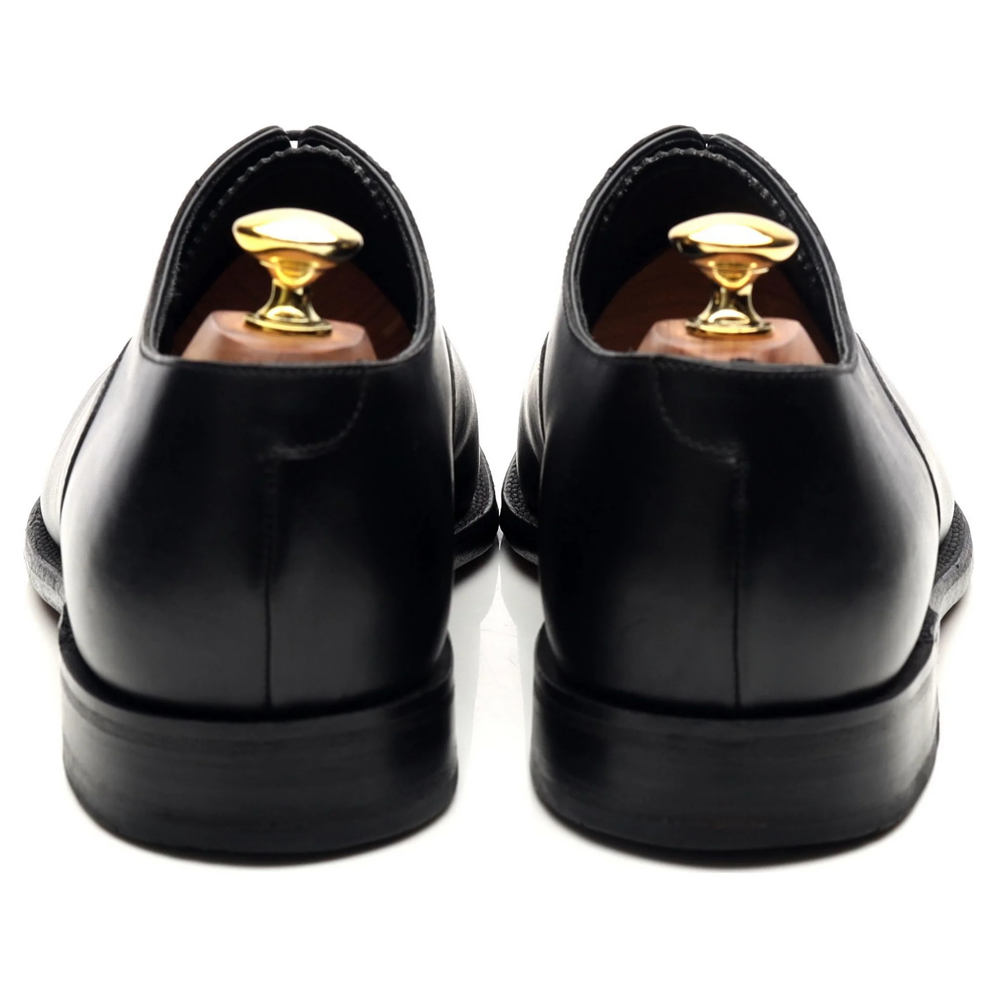 1880 'Aldwych' Black Leather Oxford UK 8.5 F - Image 4