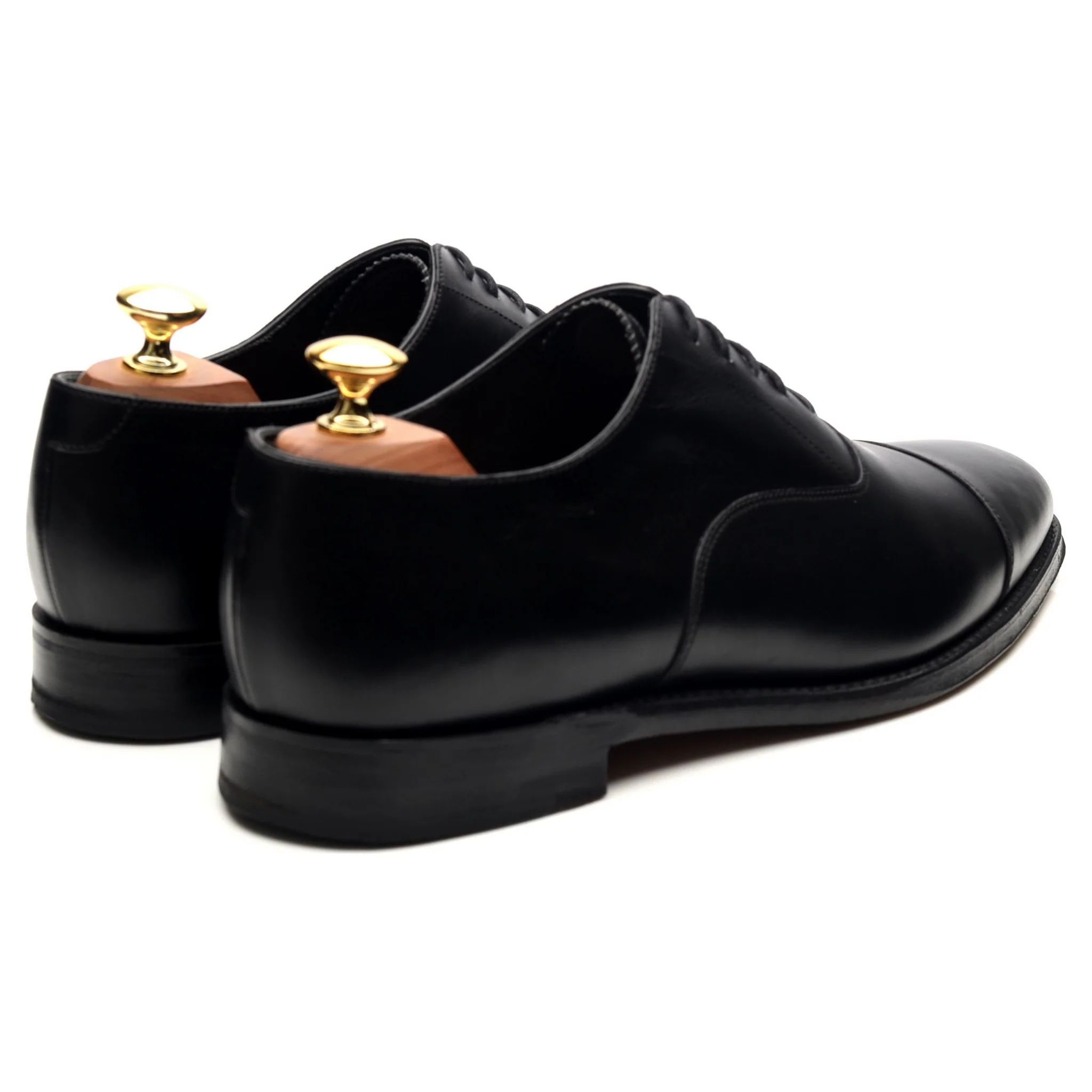 1880 'Aldwych' Black Leather Oxford UK 8.5 F - Image 5
