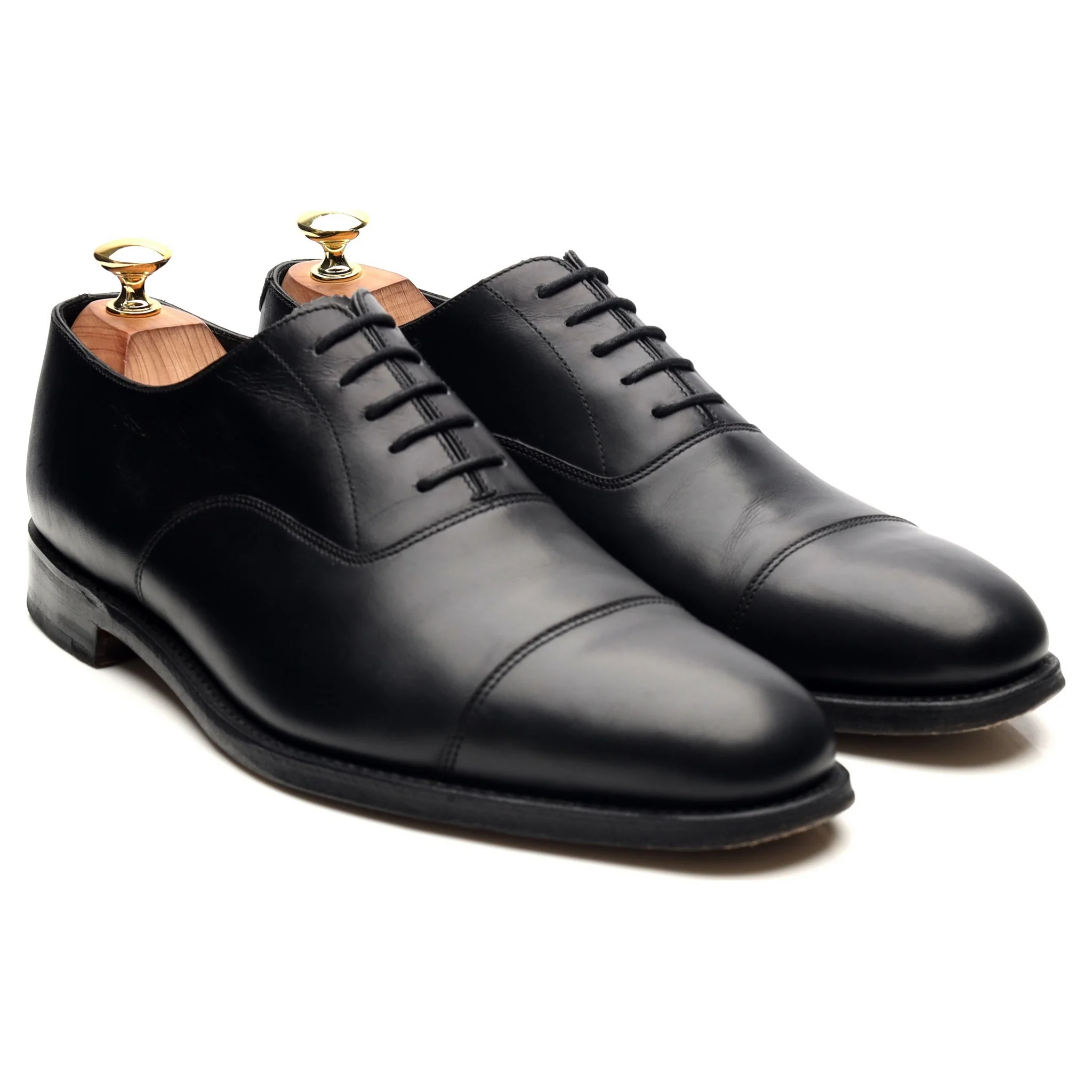 1880 'Aldwych' Black Leather Oxford UK 8.5 F - Image 7
