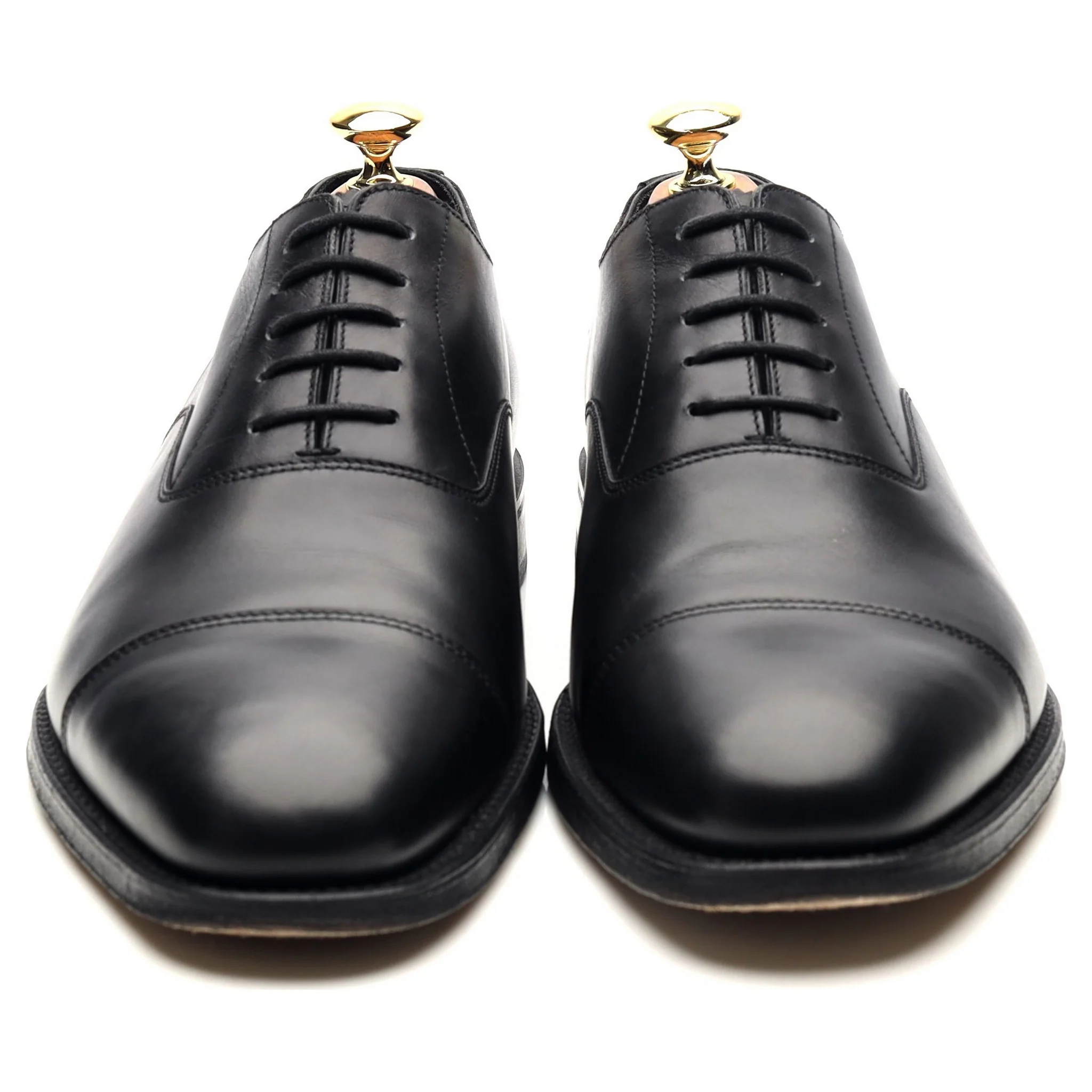 1880 'Aldwych' Black Leather Oxford UK 8.5 F - Image 8