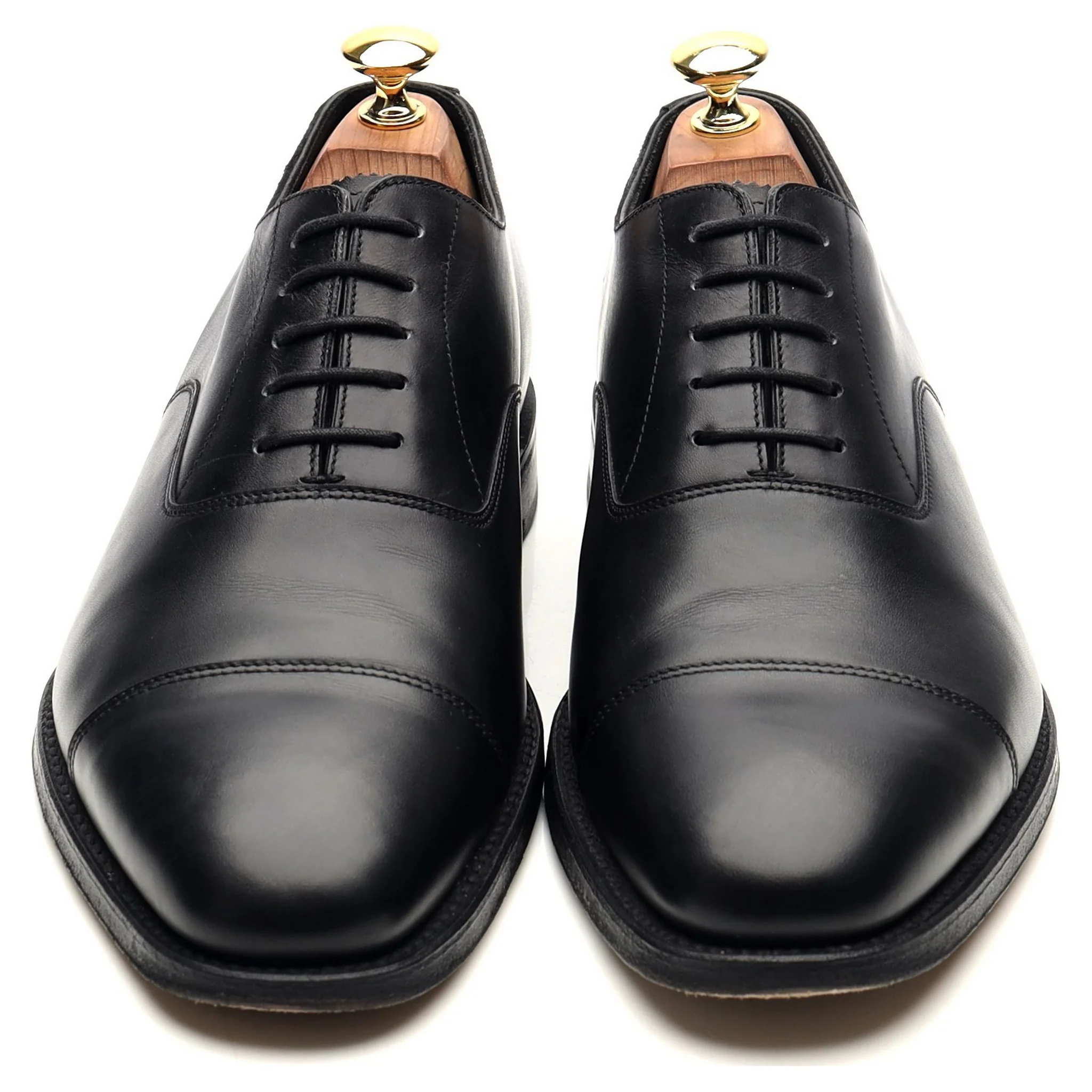1880 'Aldwych' Black Leather Oxford UK 8.5 F - Image 9