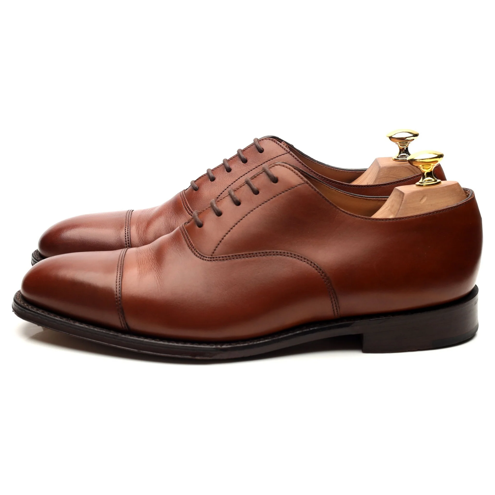 1880 'Aldwych' Brown Leather Oxford UK 8.5 F - Image 2
