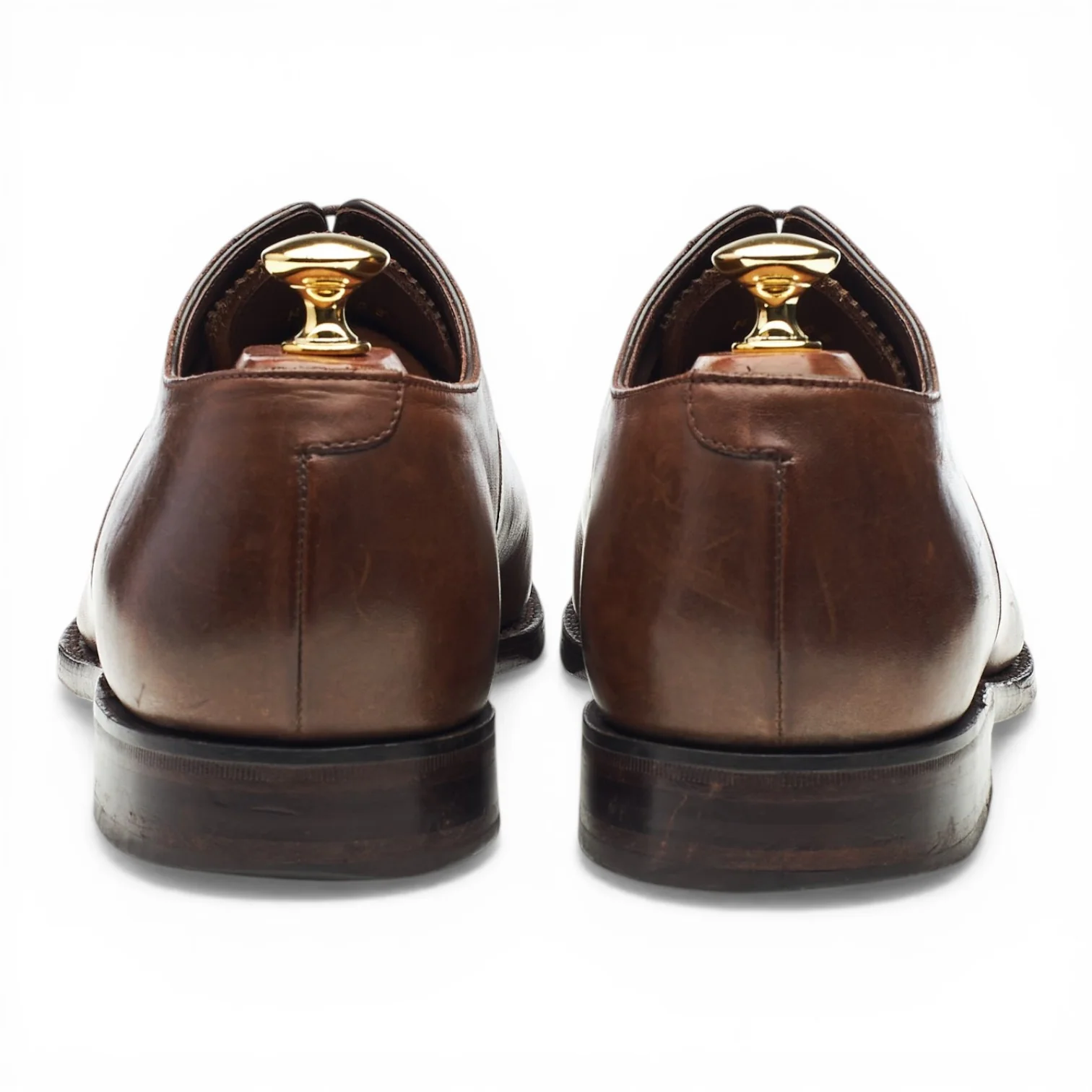 1880 'Aldwych' Dark Brown Leather Oxford UK 9 F - Image 4