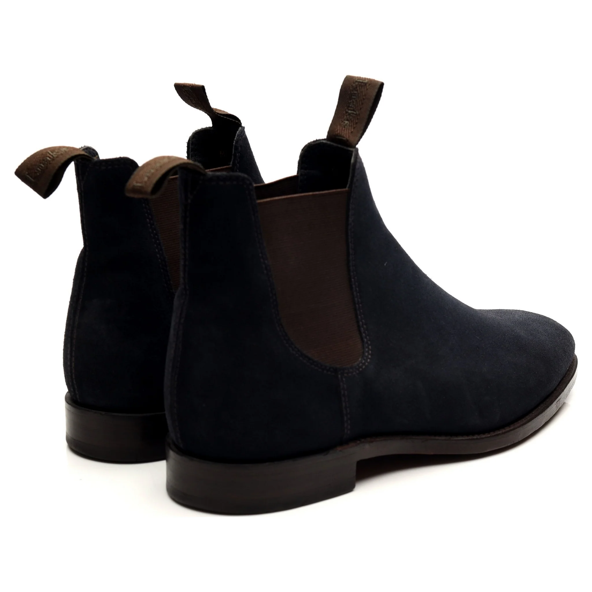1880 'Apsley' Navy Blue Suede Chelsea Boots UK 7.5 G - Image 5