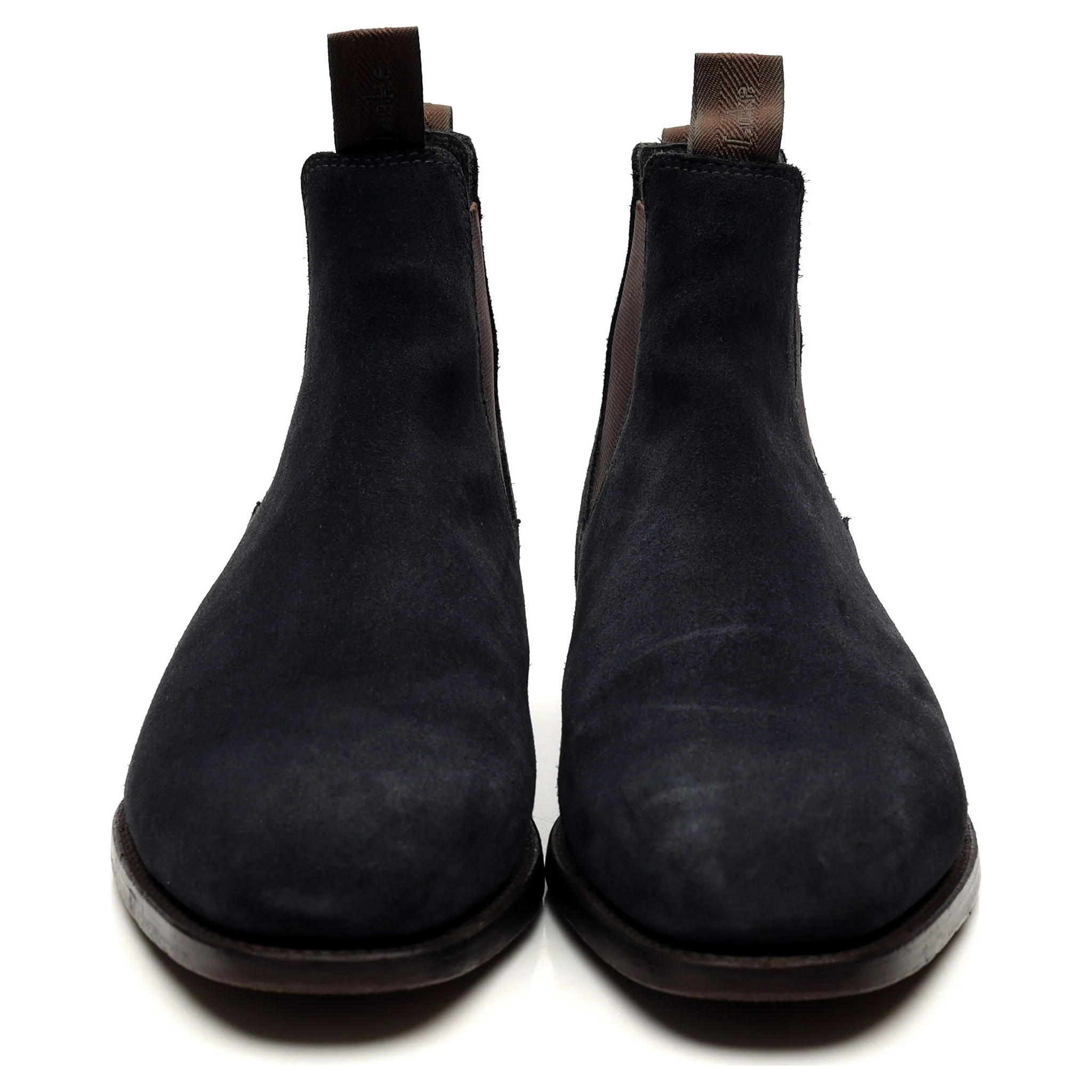 1880 'Apsley' Navy Blue Suede Chelsea Boots UK 7.5 G - Image 8