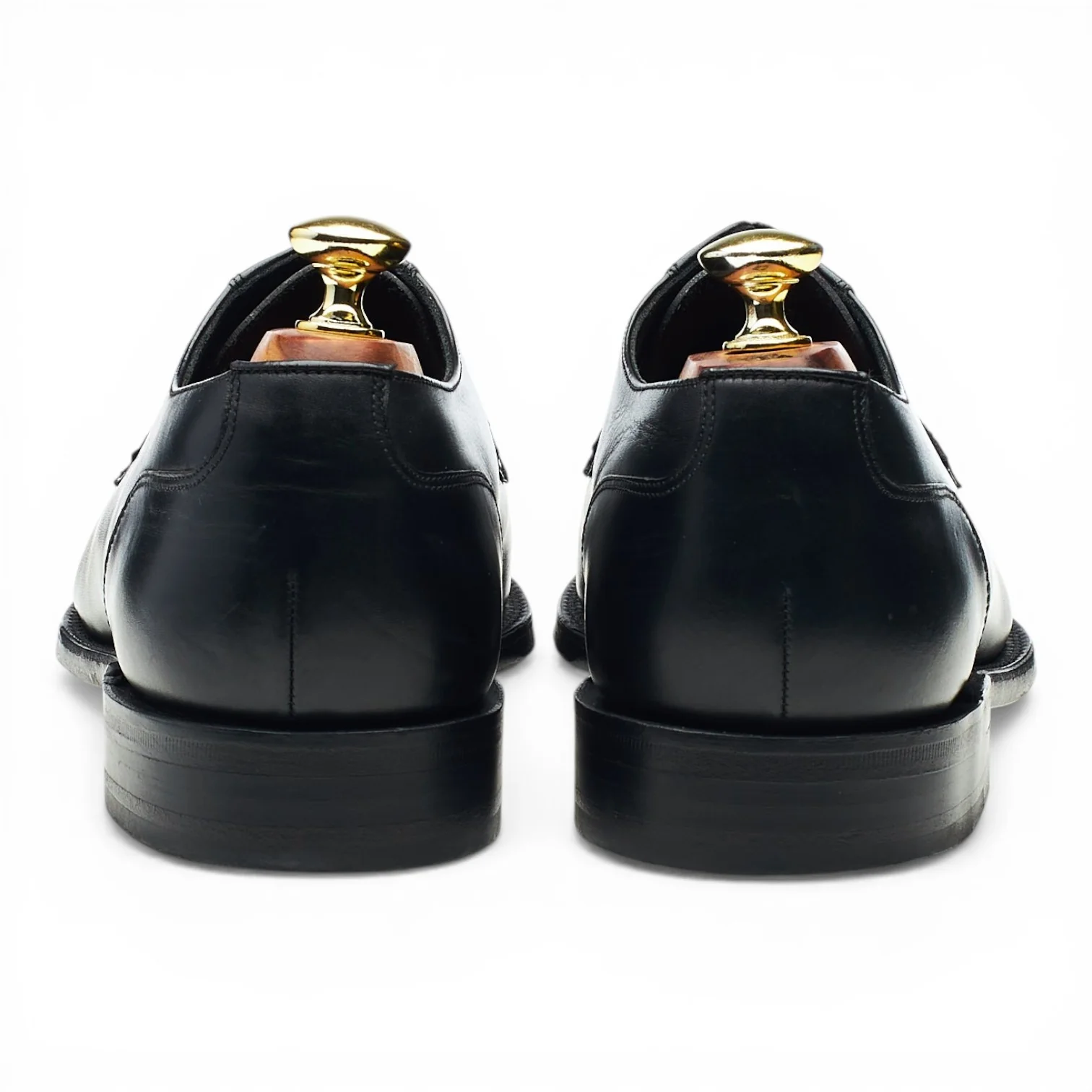 1880 'Avon' Black Leather Split Toe Derby UK 7 F - Image 4