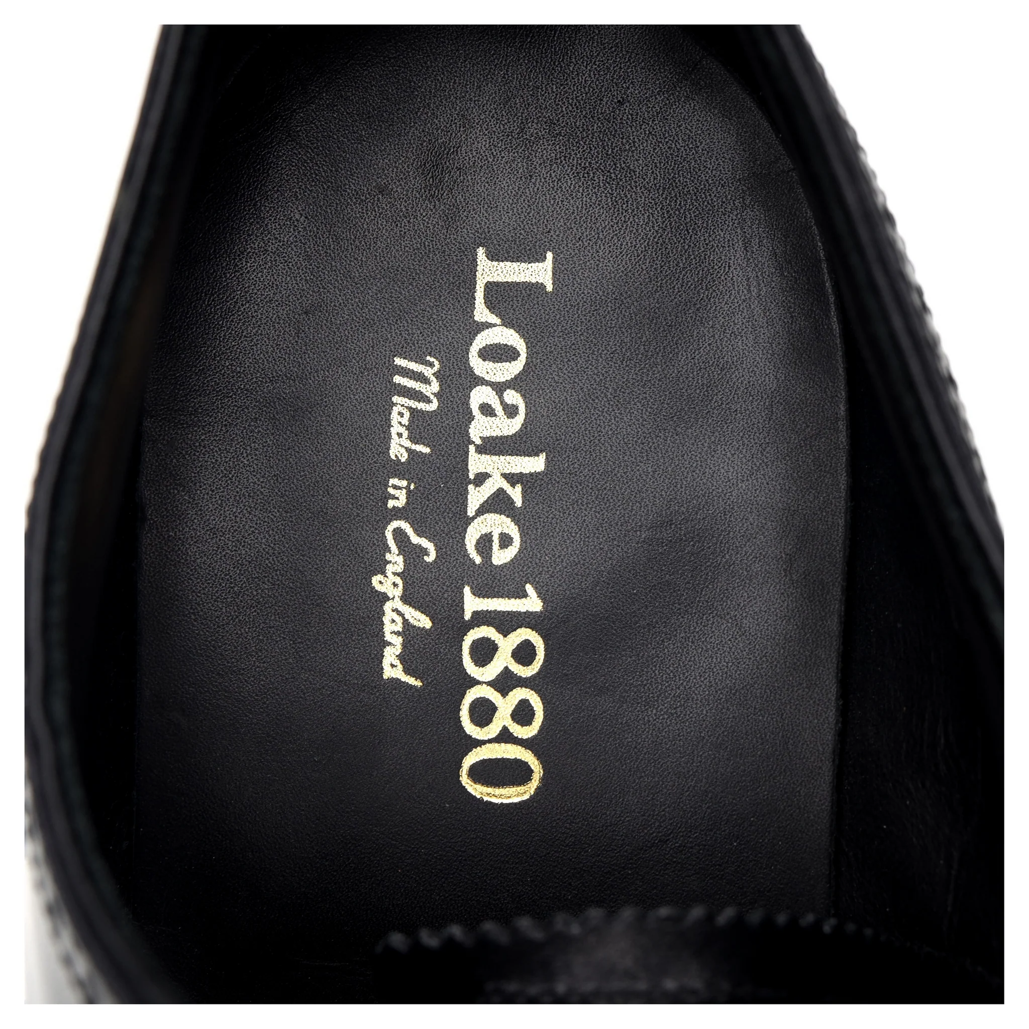 1880 'Buckingham' Black Leather Brogues UK 10.5 F - Image 12