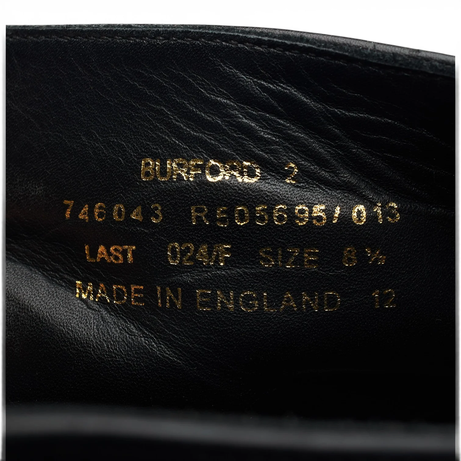 1880 'Burford 2' Black Leather Boots Brogues UK 8.5 F - Image 7