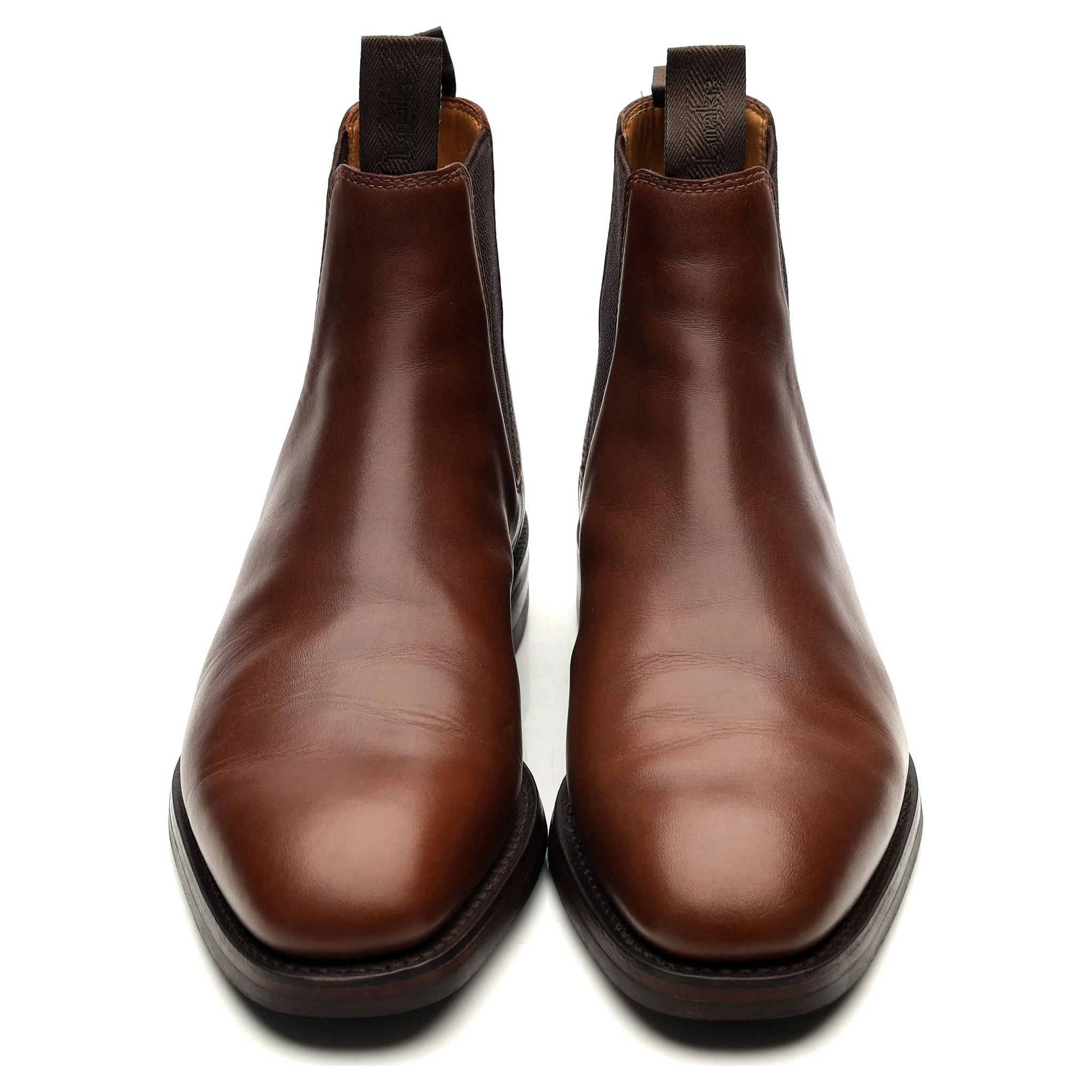 1880 'Chatsworth' Brown Leather Chelsea Boots UK 7 G - Image 9