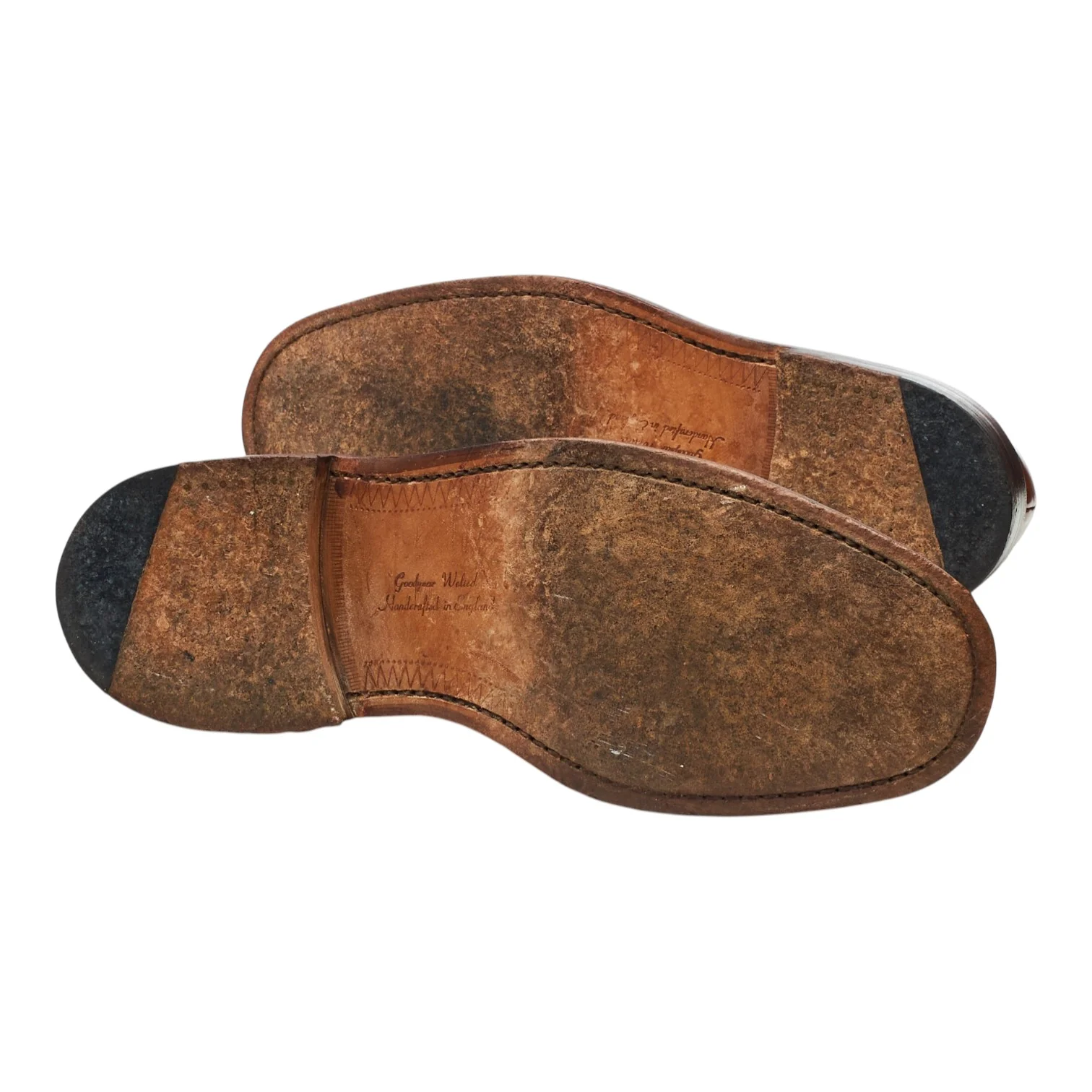 1880 'Chester' Tan Brown Leather Derby Brogues UK 6.5 F - Image 5