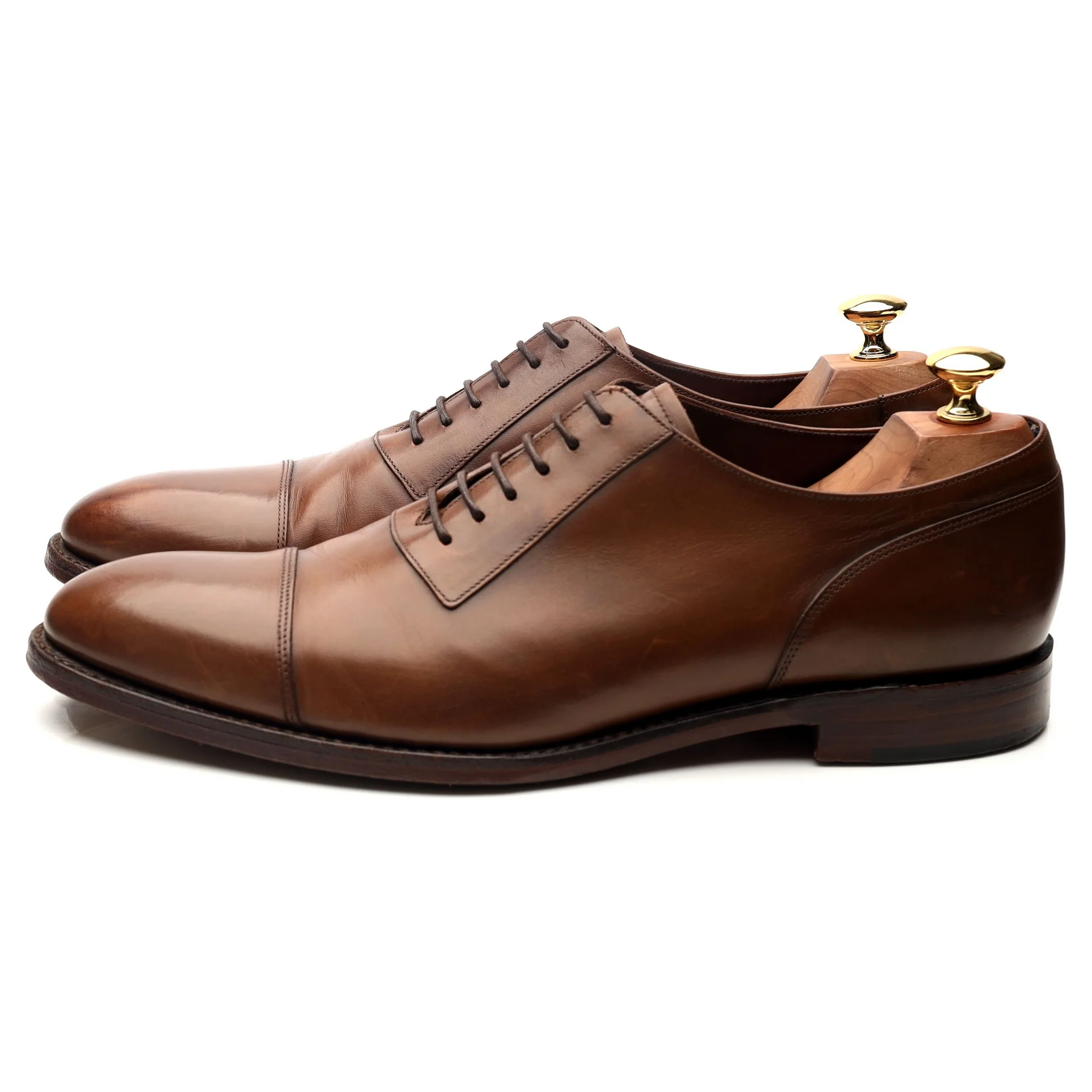 1880 'Churchill' Brown Leather Oxford UK 9 G - Image 2