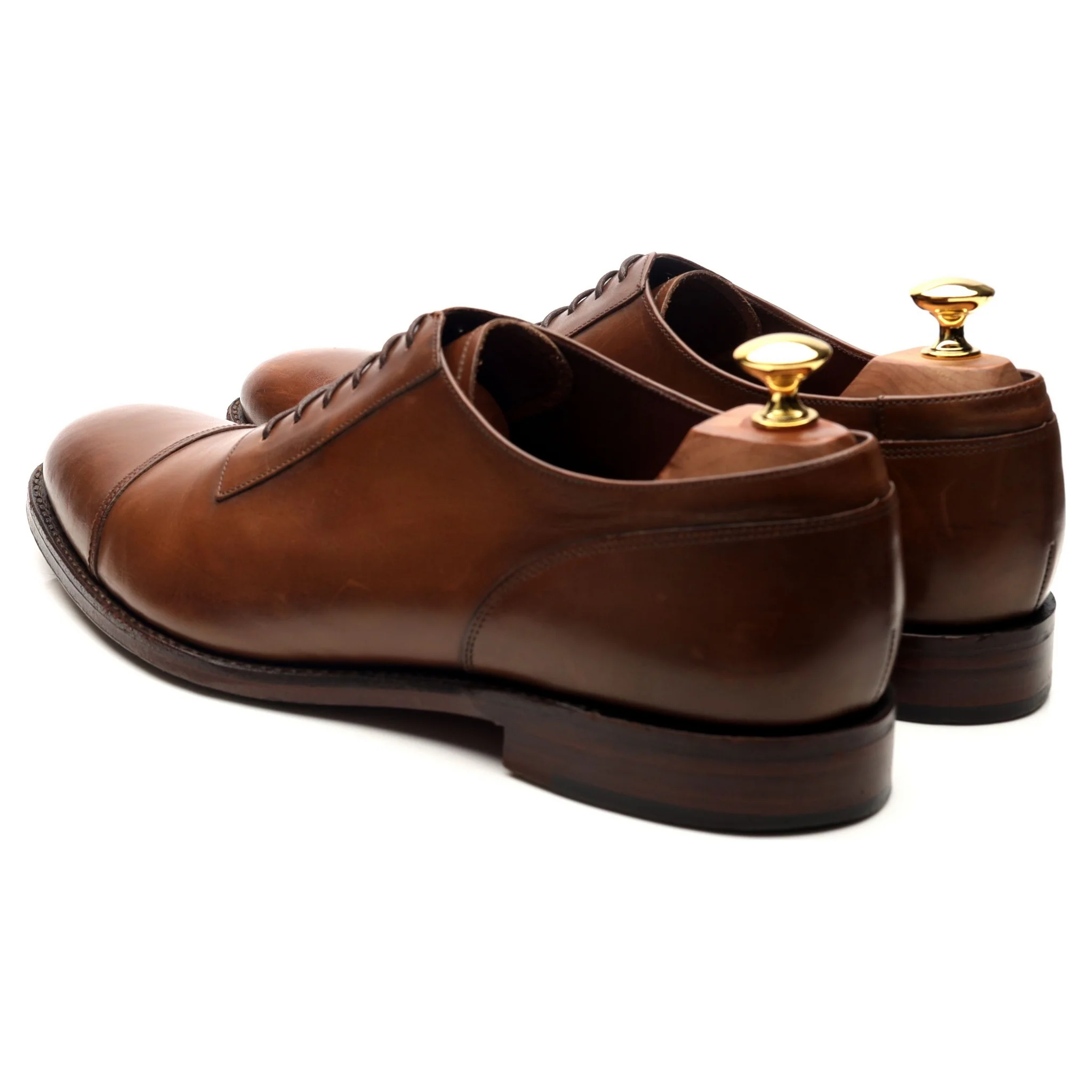 1880 'Churchill' Brown Leather Oxford UK 9 G - Image 3