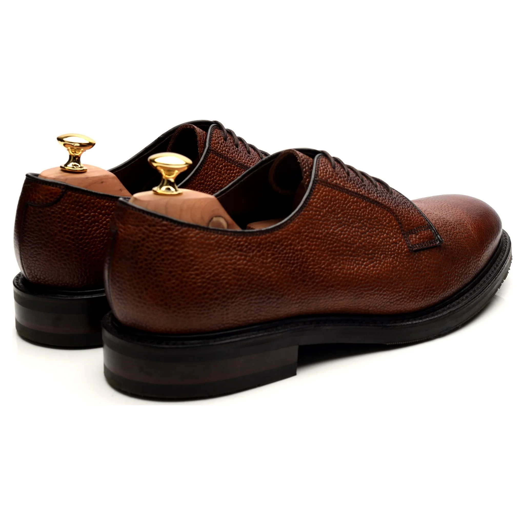1880 Country 'Leyburn' Brown Leather Derby UK 11 F - Image 5