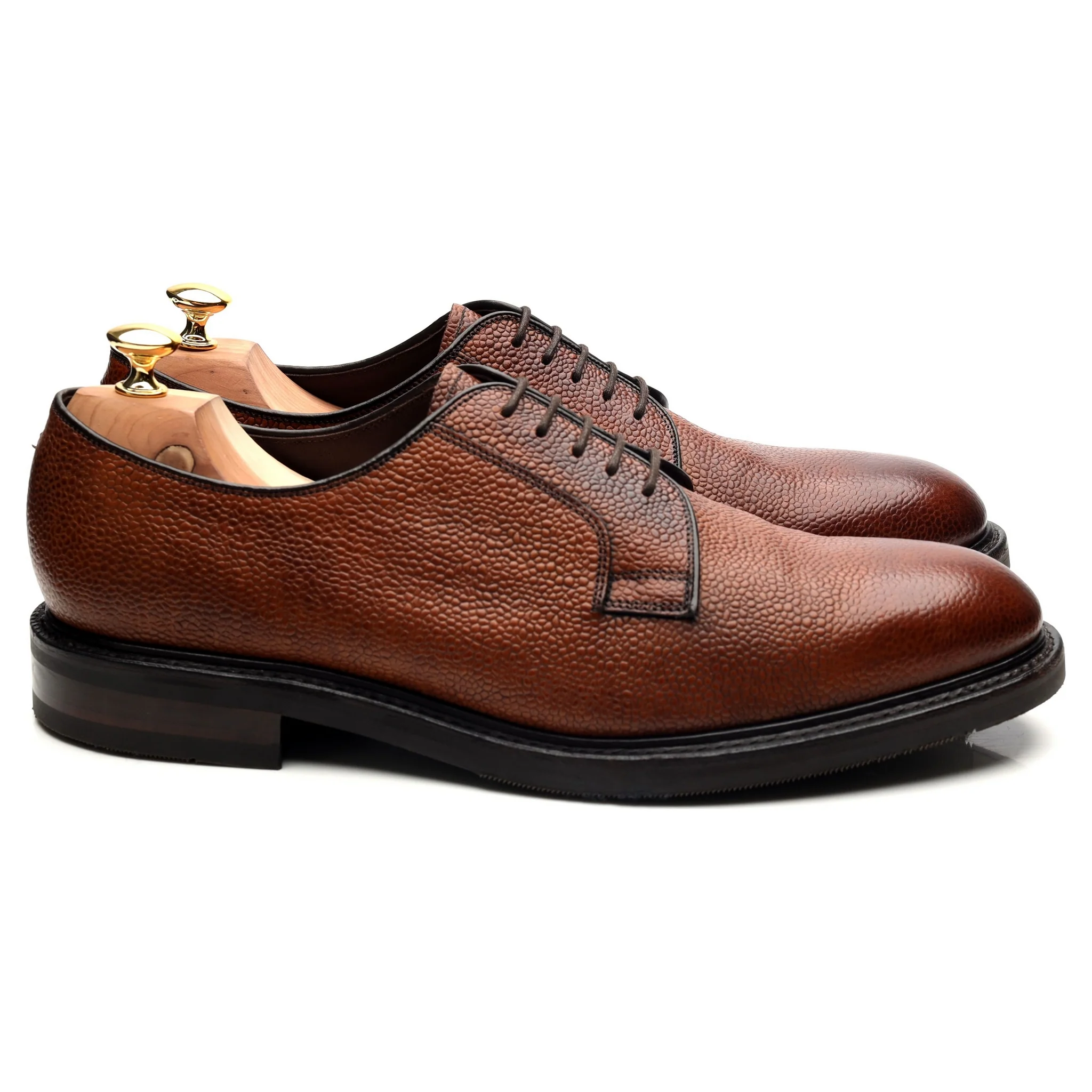 1880 Country 'Leyburn' Brown Leather Derby UK 11 F - Image 6
