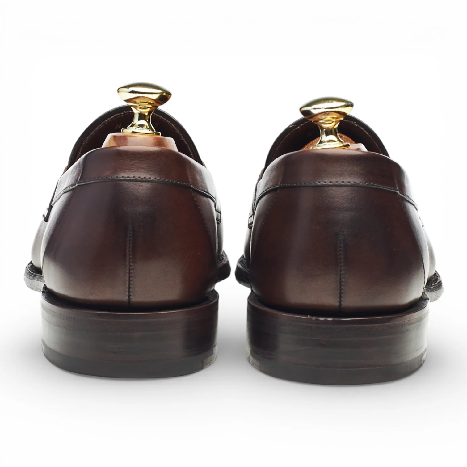 1880 'Hornbeam' Dark Brown Leather Loafers UK 7 F - Image 4