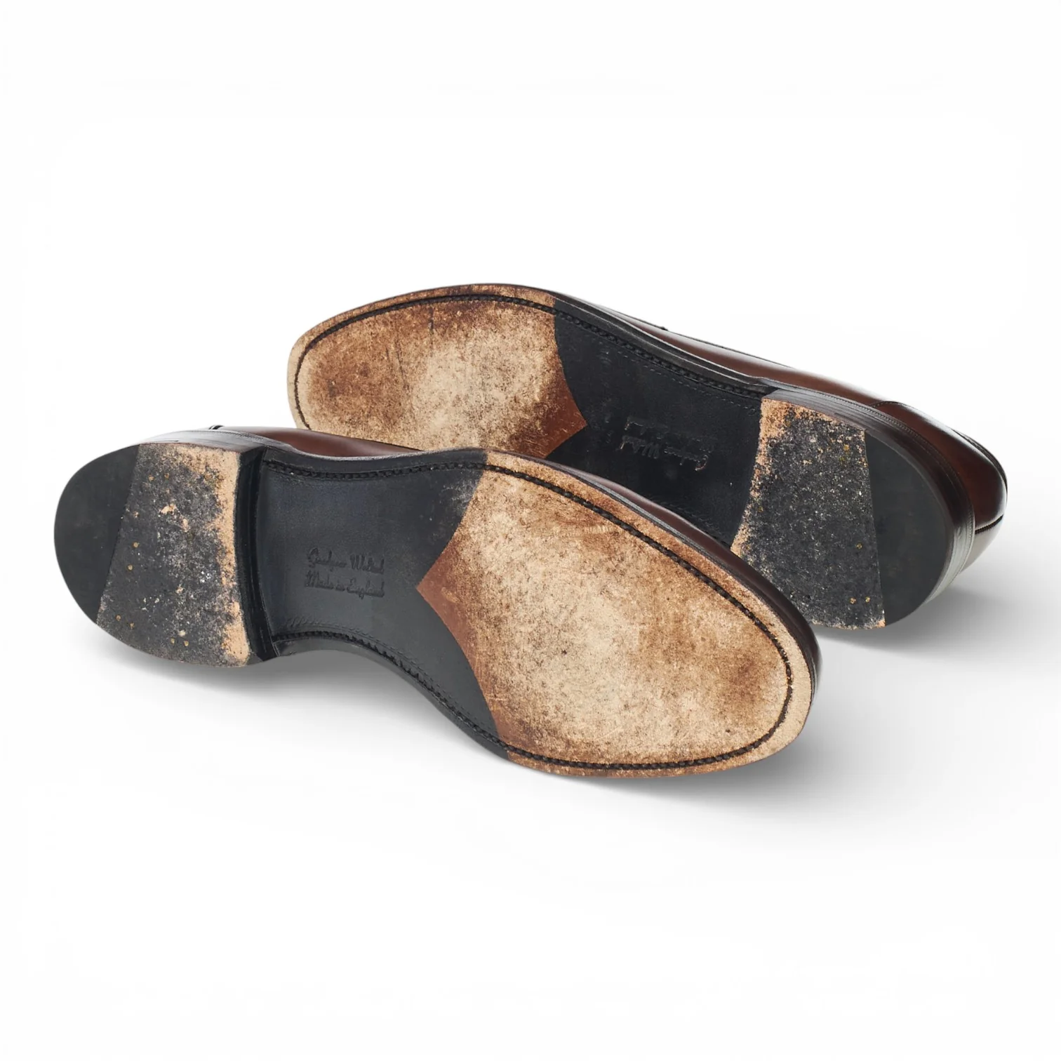 1880 'Hornbeam' Dark Brown Leather Loafers UK 7 F - Image 5