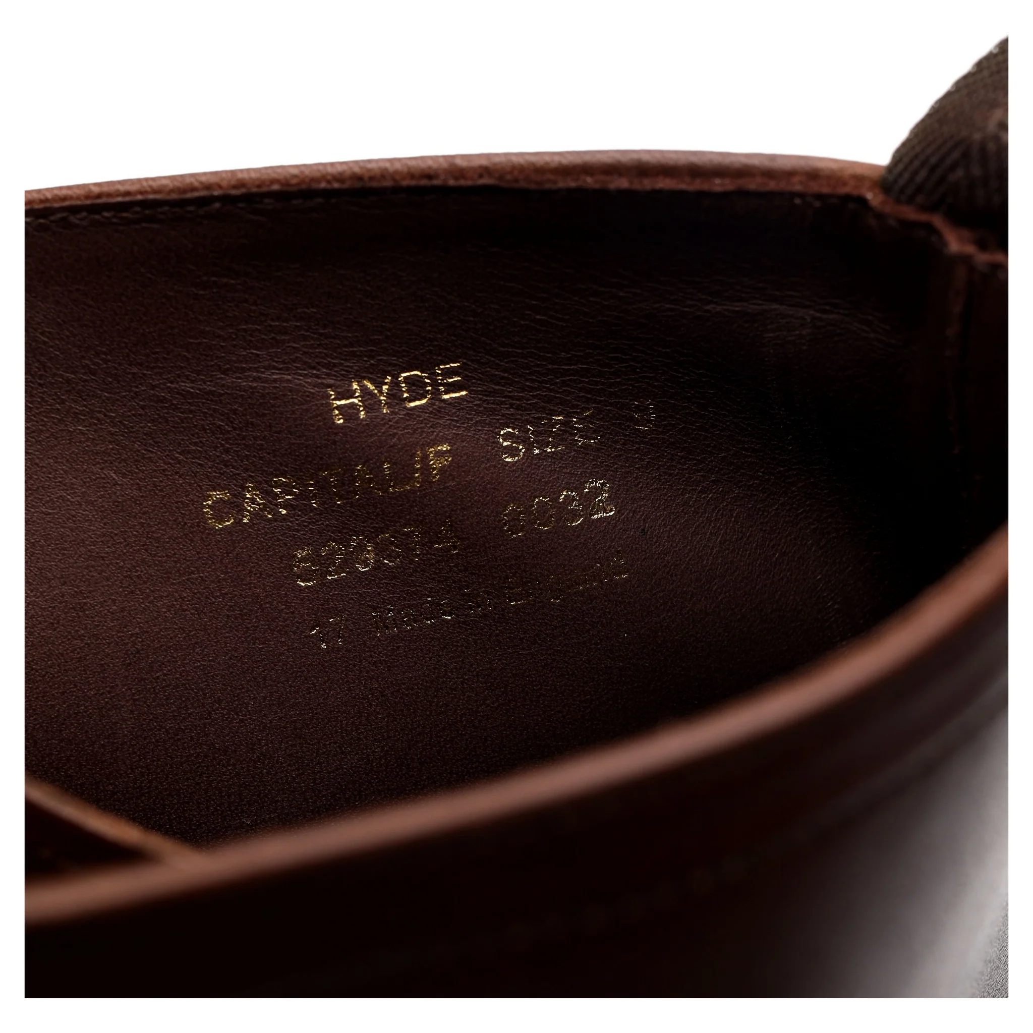 1880 'Hyde' Brown Leather Boots UK 9 F - Image 13