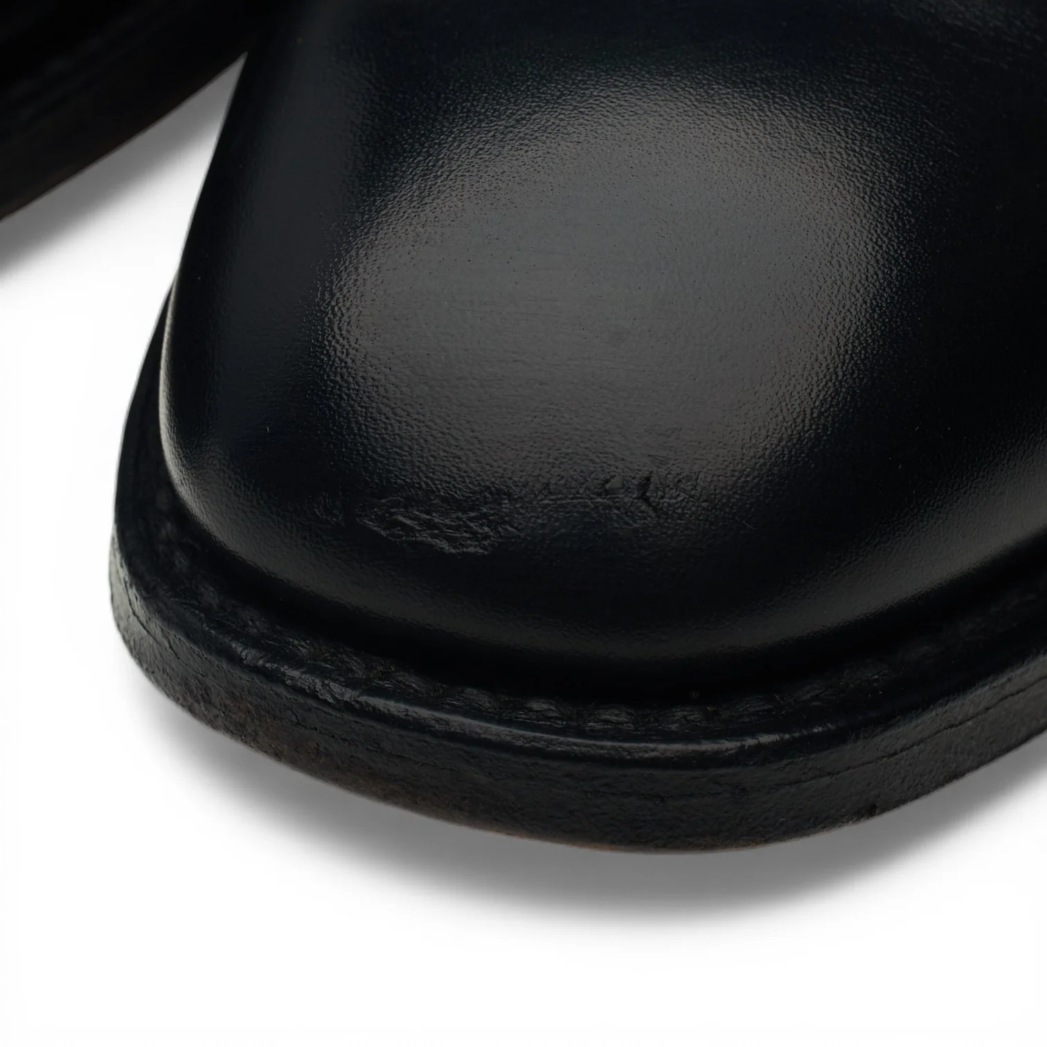 1880 'Islington' Black Leather Monk Strap UK 8.5 F - Image 5