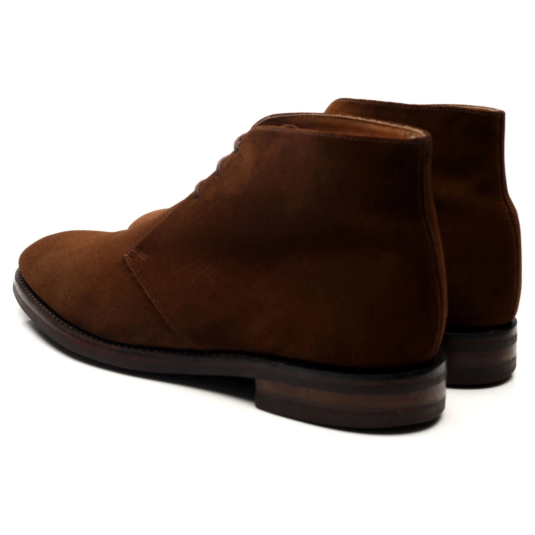 1880 'Kempton' Brown Suede Chukka Boots UK 10.5 F - Image 3
