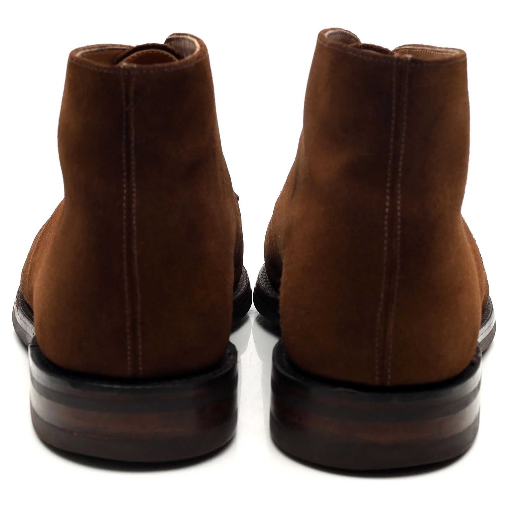 1880 'Kempton' Brown Suede Chukka Boots UK 10.5 F - Image 4