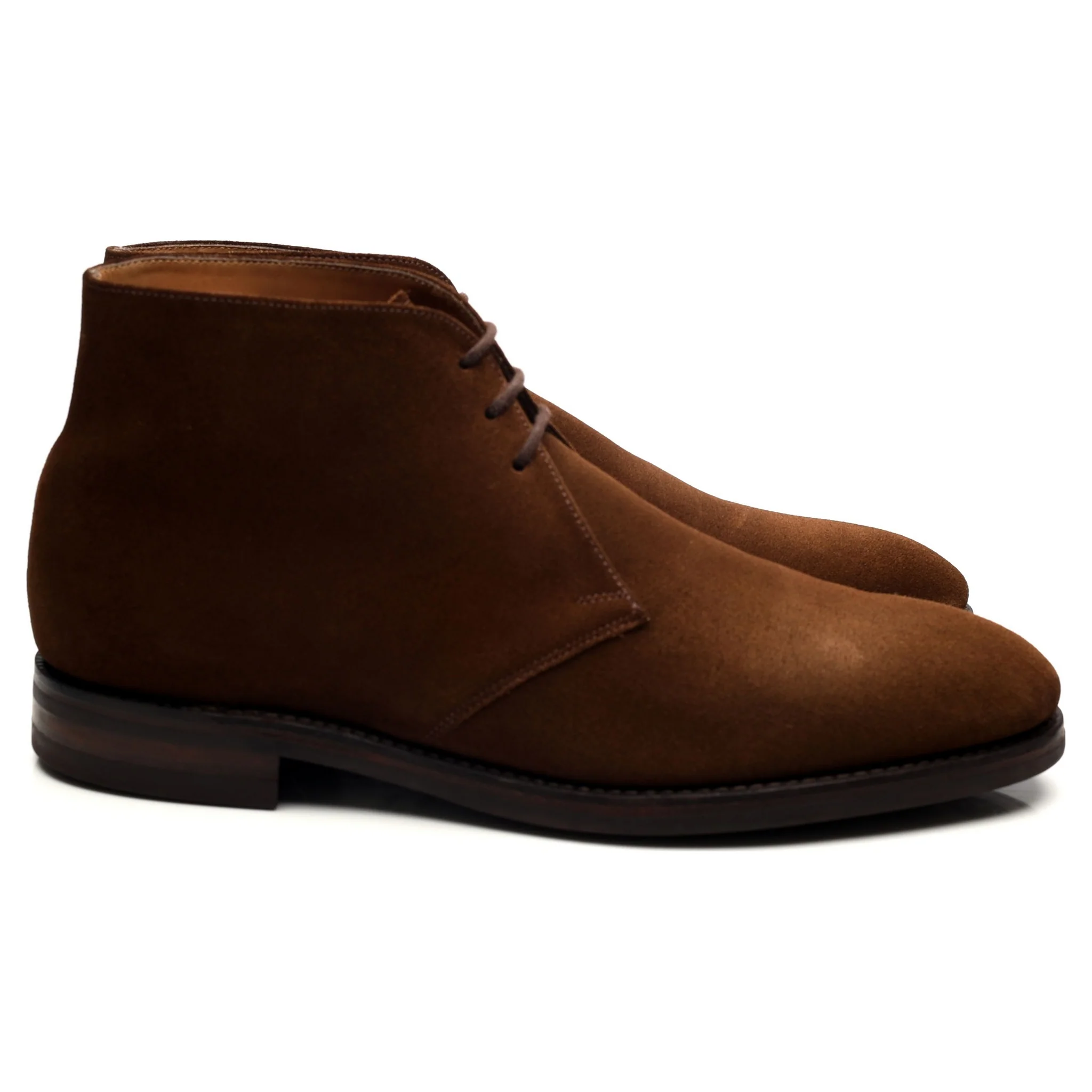 1880 'Kempton' Brown Suede Chukka Boots UK 10.5 F - Image 6