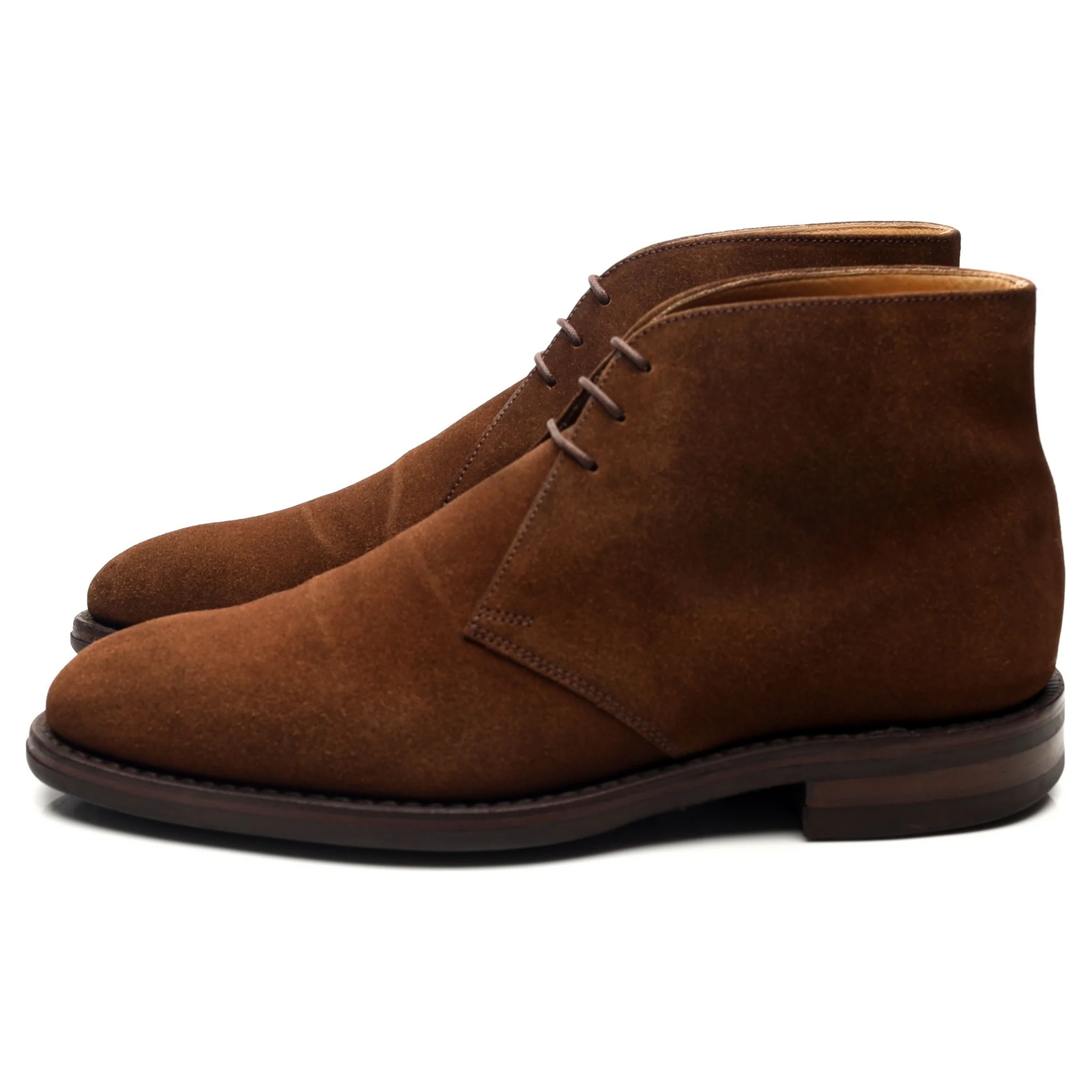 1880 'Kempton' Brown Suede Chukka Boots UK 6 F - Image 2