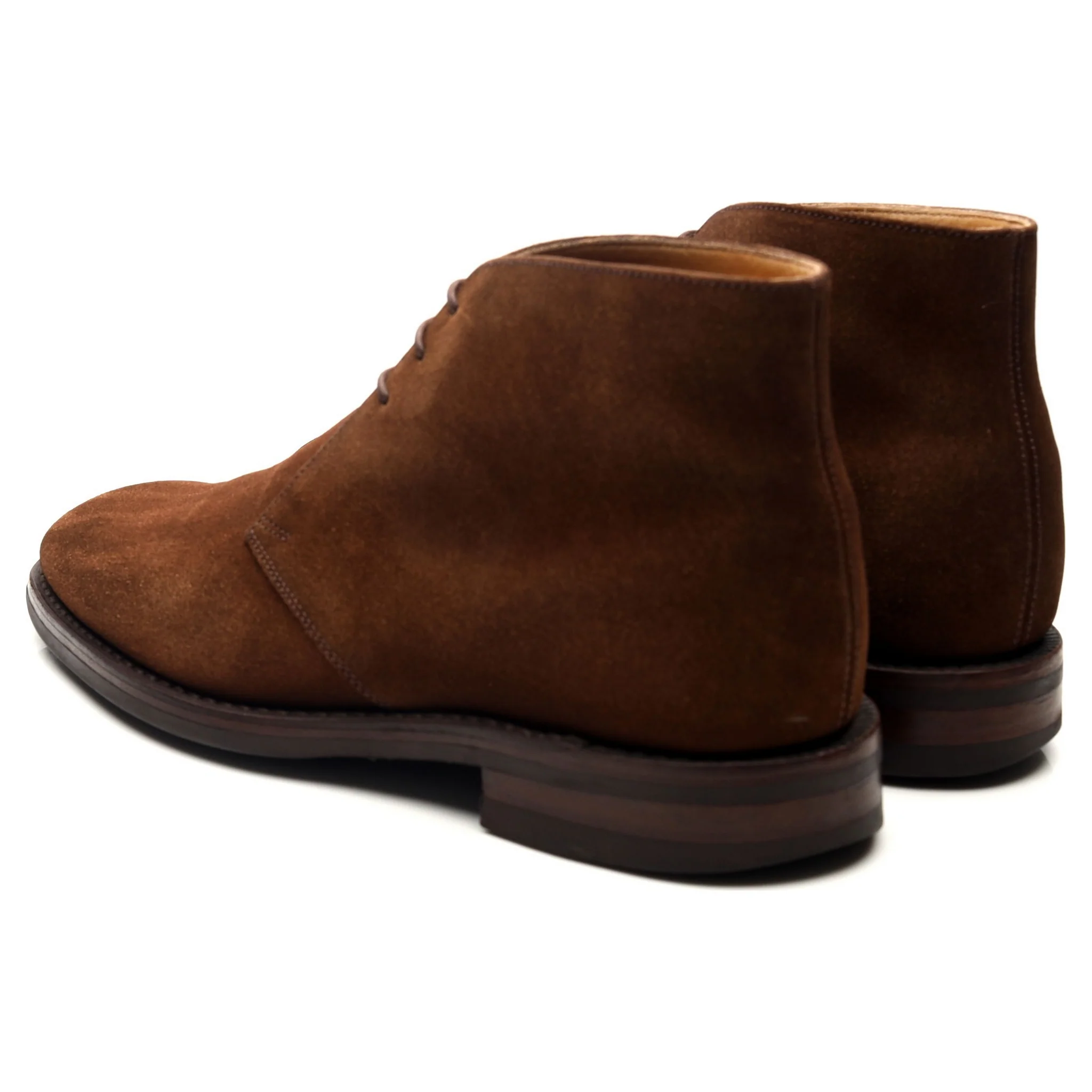 1880 'Kempton' Brown Suede Chukka Boots UK 6 F - Image 3