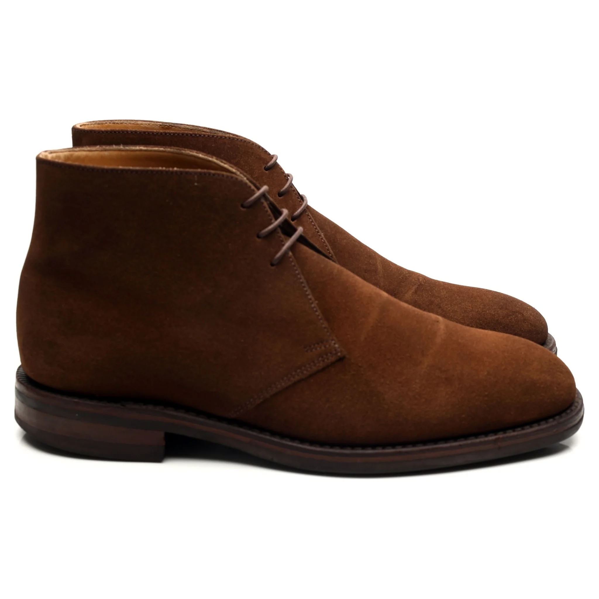 1880 'Kempton' Brown Suede Chukka Boots UK 6 F - Image 6