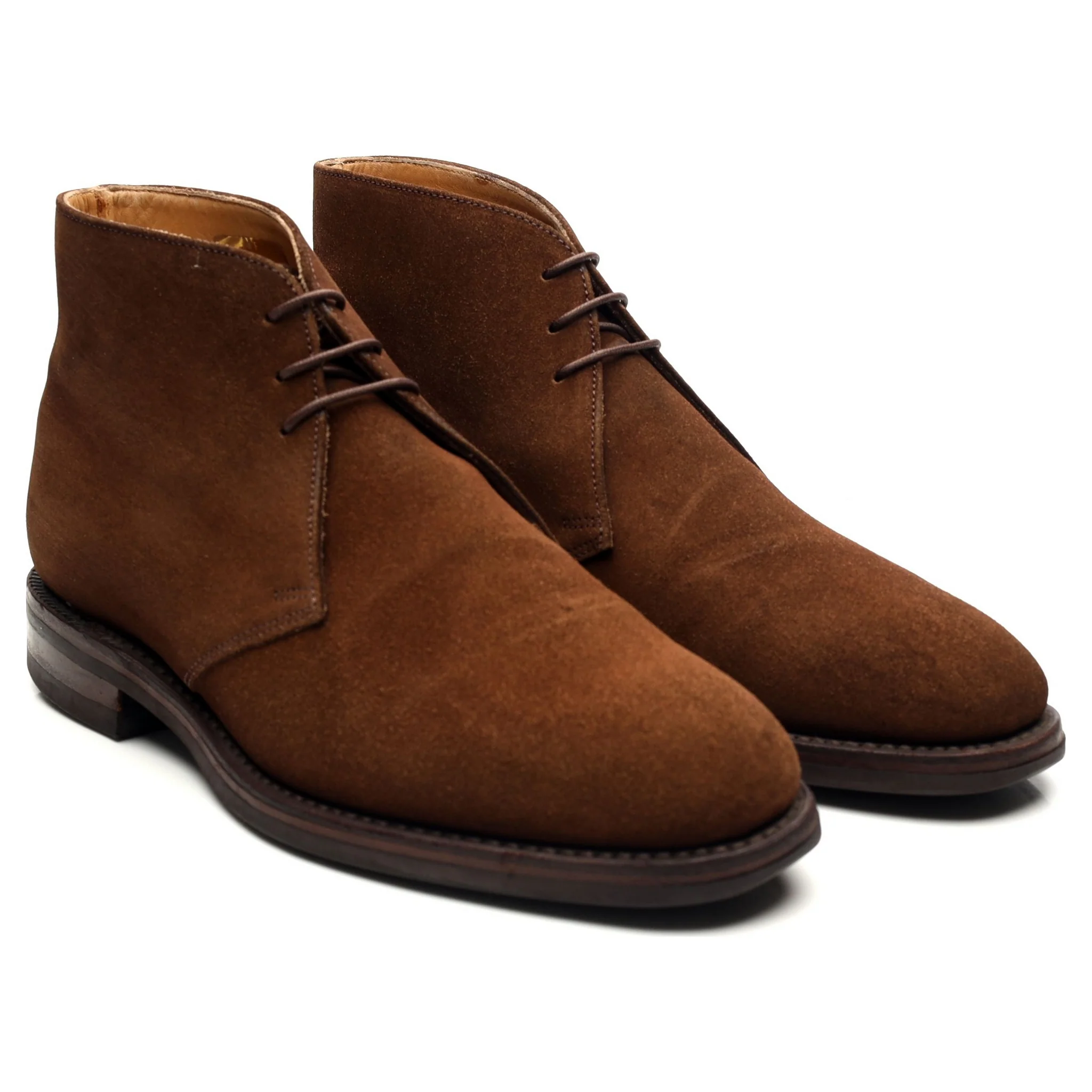 1880 'Kempton' Brown Suede Chukka Boots UK 6 F - Image 7