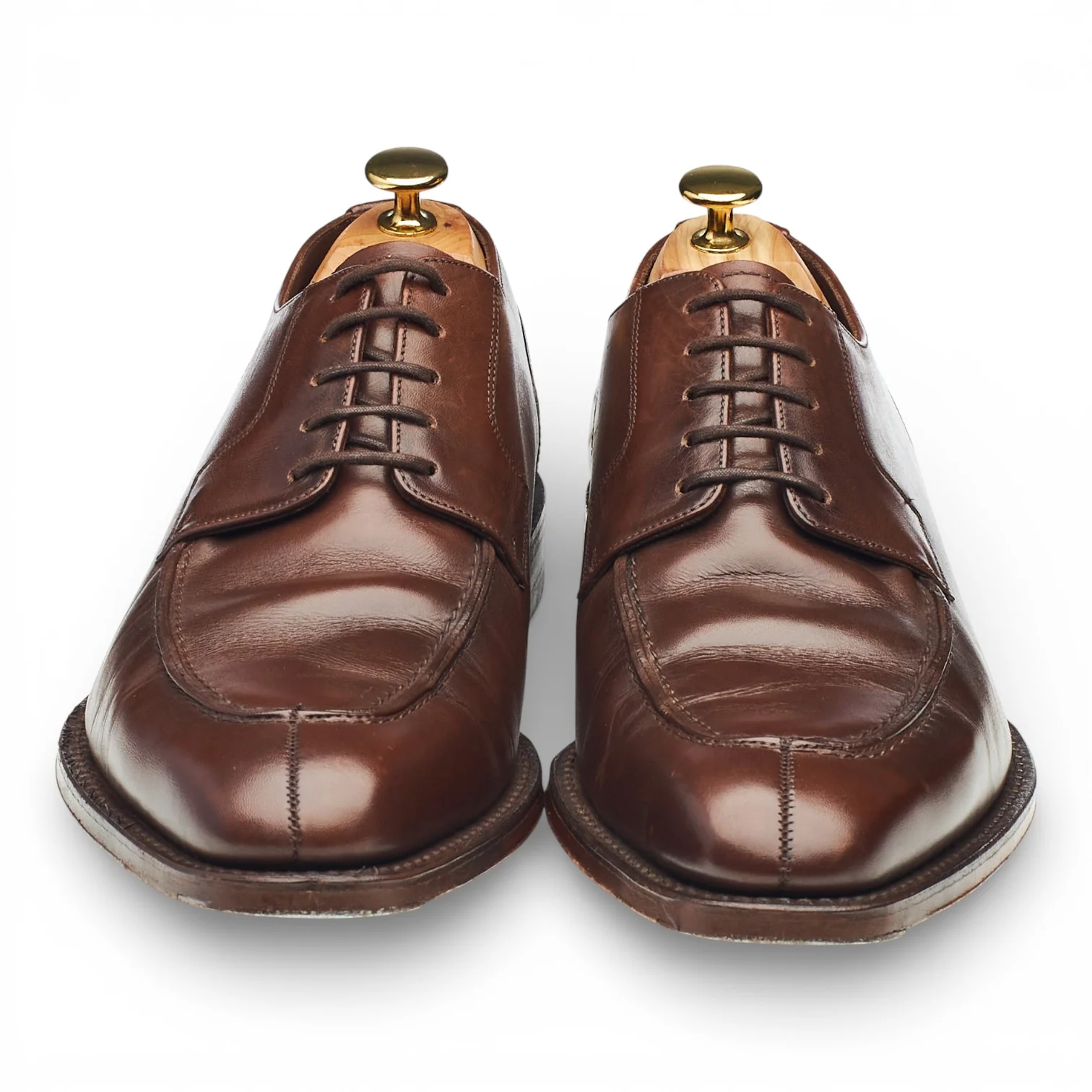 1880 Legacy 'Avon' Dark Brown Leather Split Toe Derby UK 9.5 F - Image 2