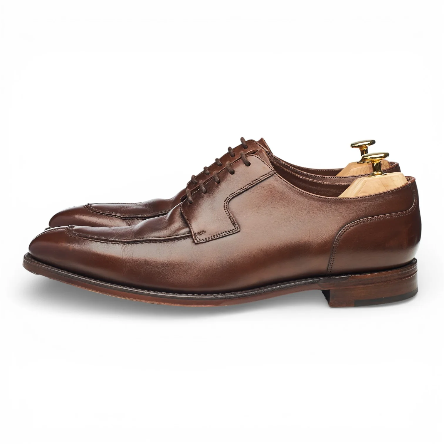 1880 Legacy 'Avon' Dark Brown Leather Split Toe Derby UK 9.5 F - Image 3