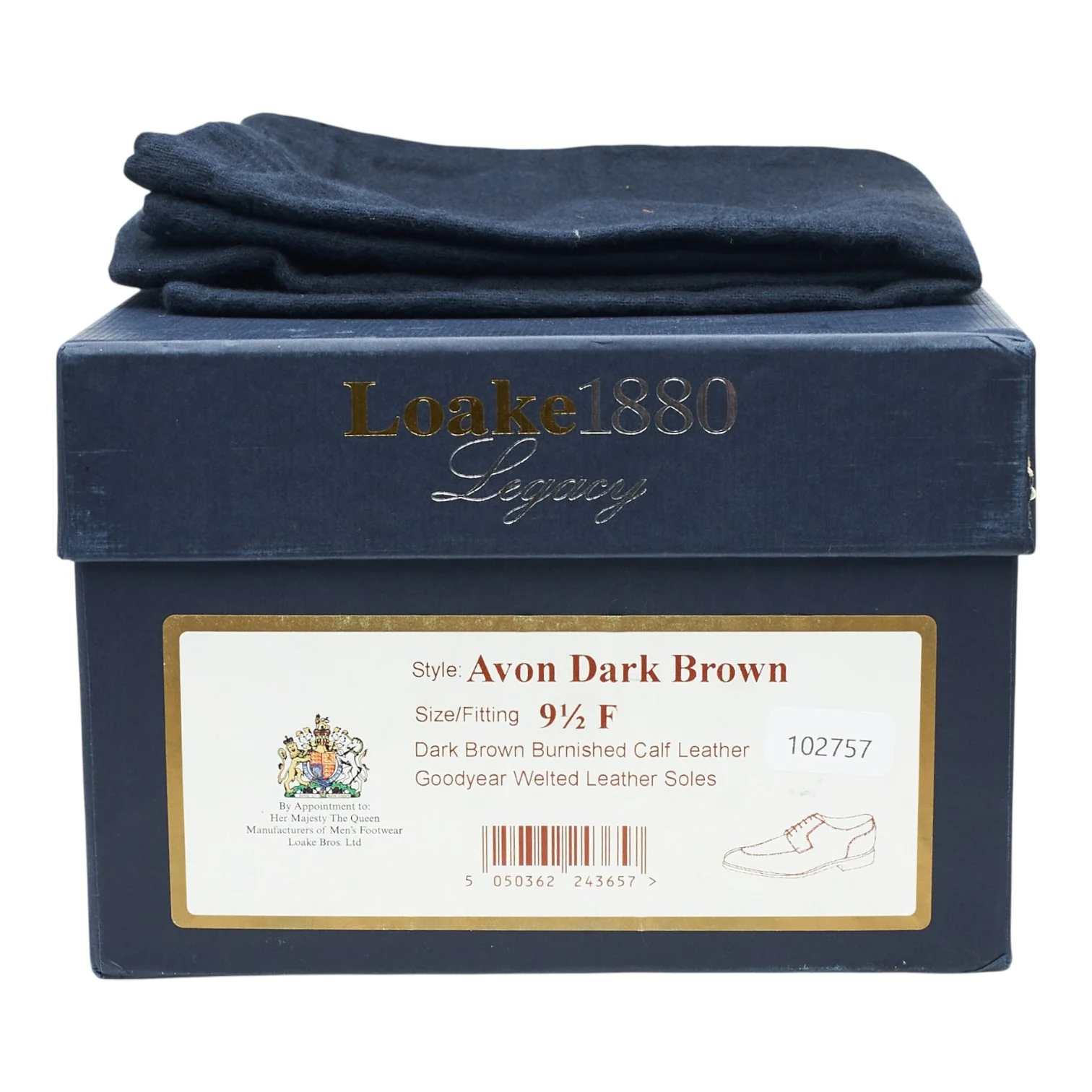 1880 Legacy 'Avon' Dark Brown Leather Split Toe Derby UK 9.5 F - Image 9
