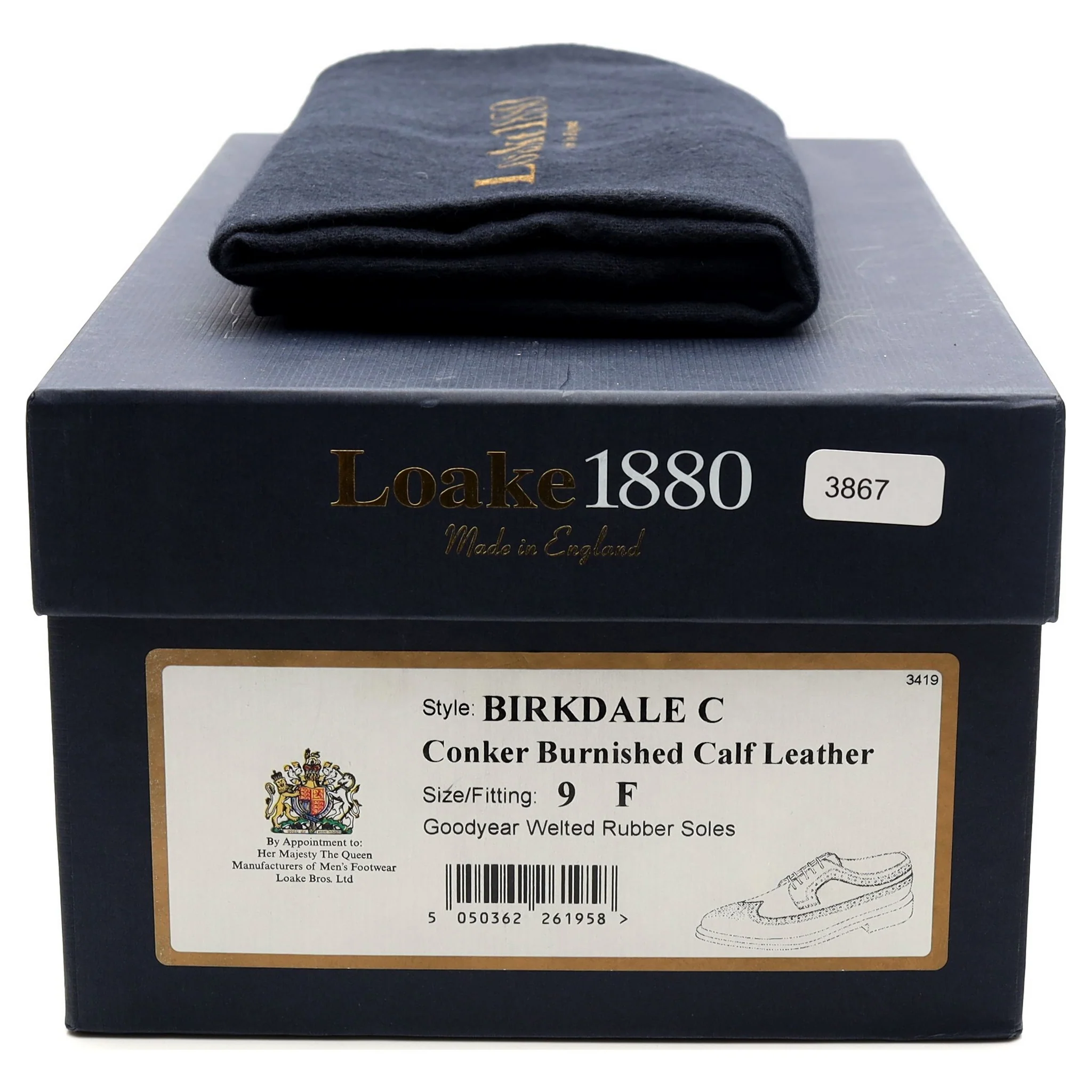 1880 Legacy 'Birkdale' Brown Leather Derby Brogues UK 9 F - Image 14