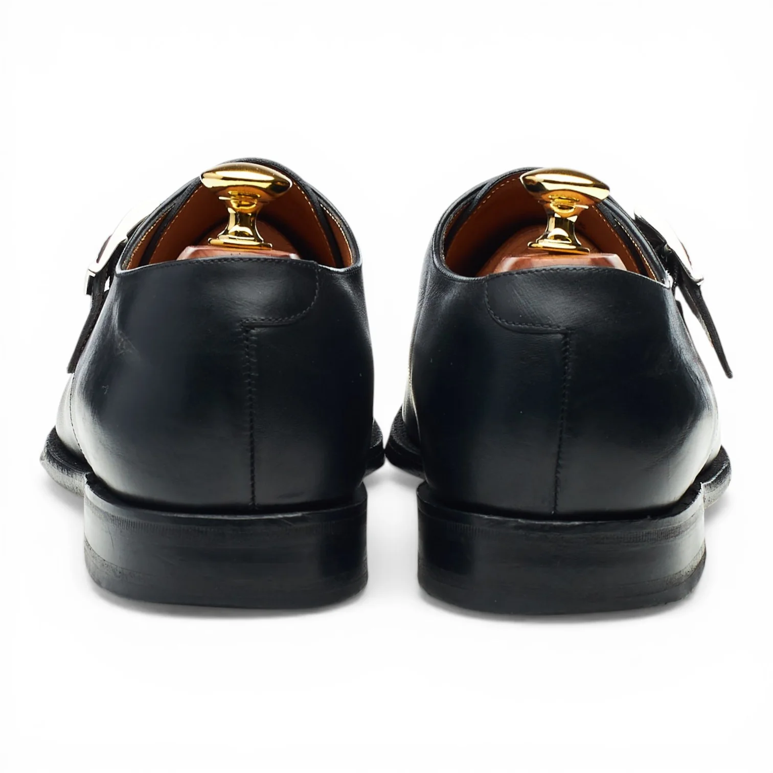 1880 'Medway' Black Leather Monk Strap UK 6.5 F - Image 4