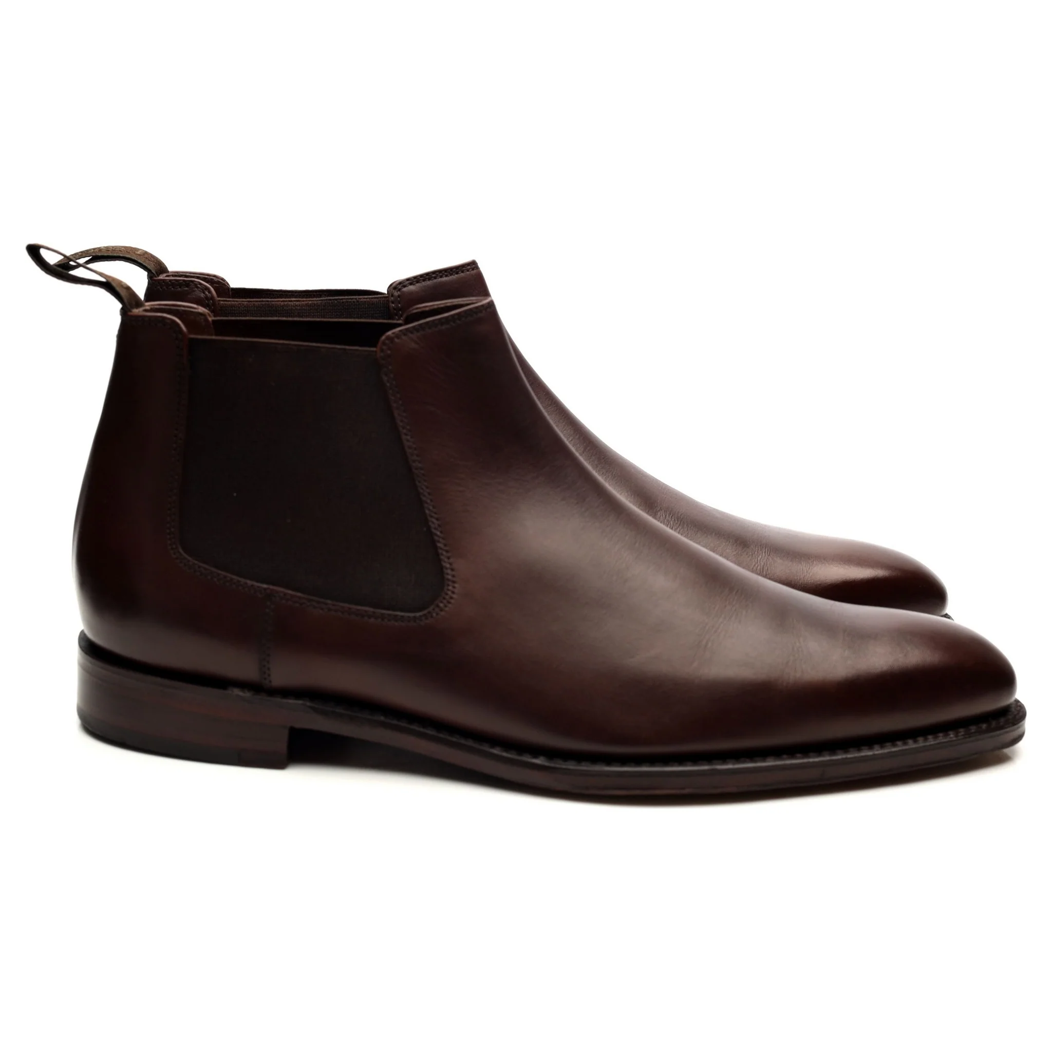 1880 'Nene' Dark Brown Leather Chelsea Boots UK 9 F - Image 6