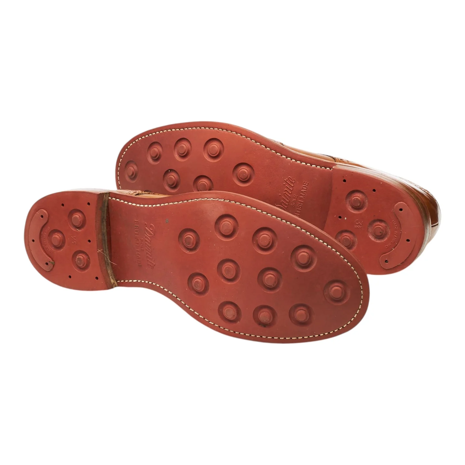 1880 'Worton' Tan Brown Leather Derby Brogues UK 11 G - Image 5