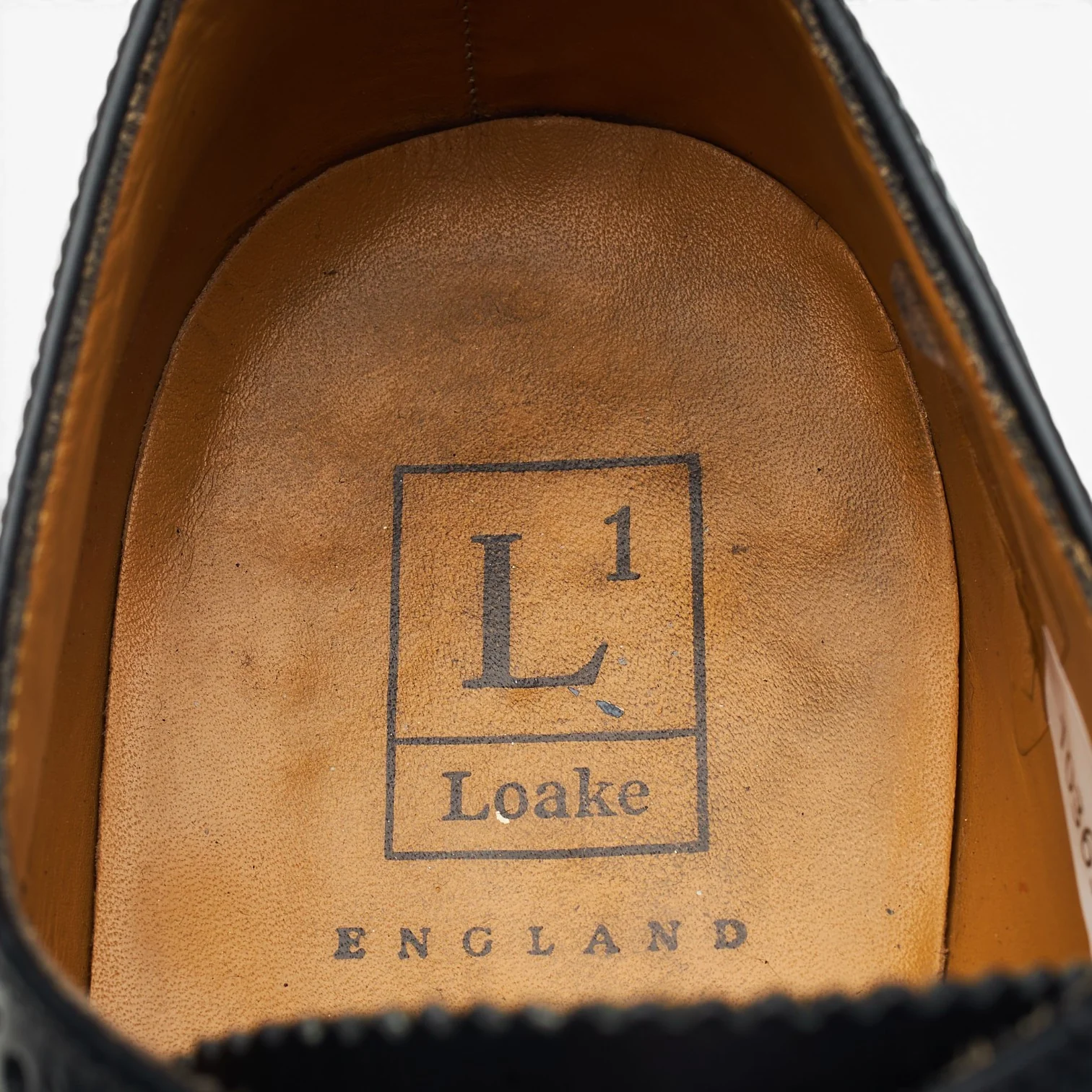 '202B' Black Leather Oxford Brogues UK 7.5 G - Image 6