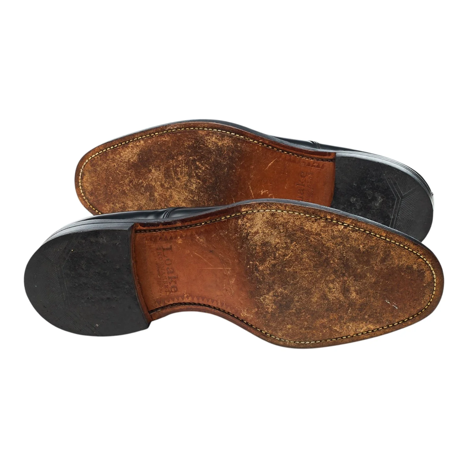 '205B' Black Leather Derby UK 7.5 F - Image 5