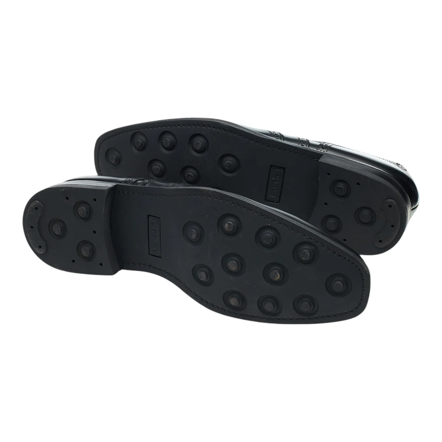'262' Black Leather Oxford Brogues UK 10 F - Image 5