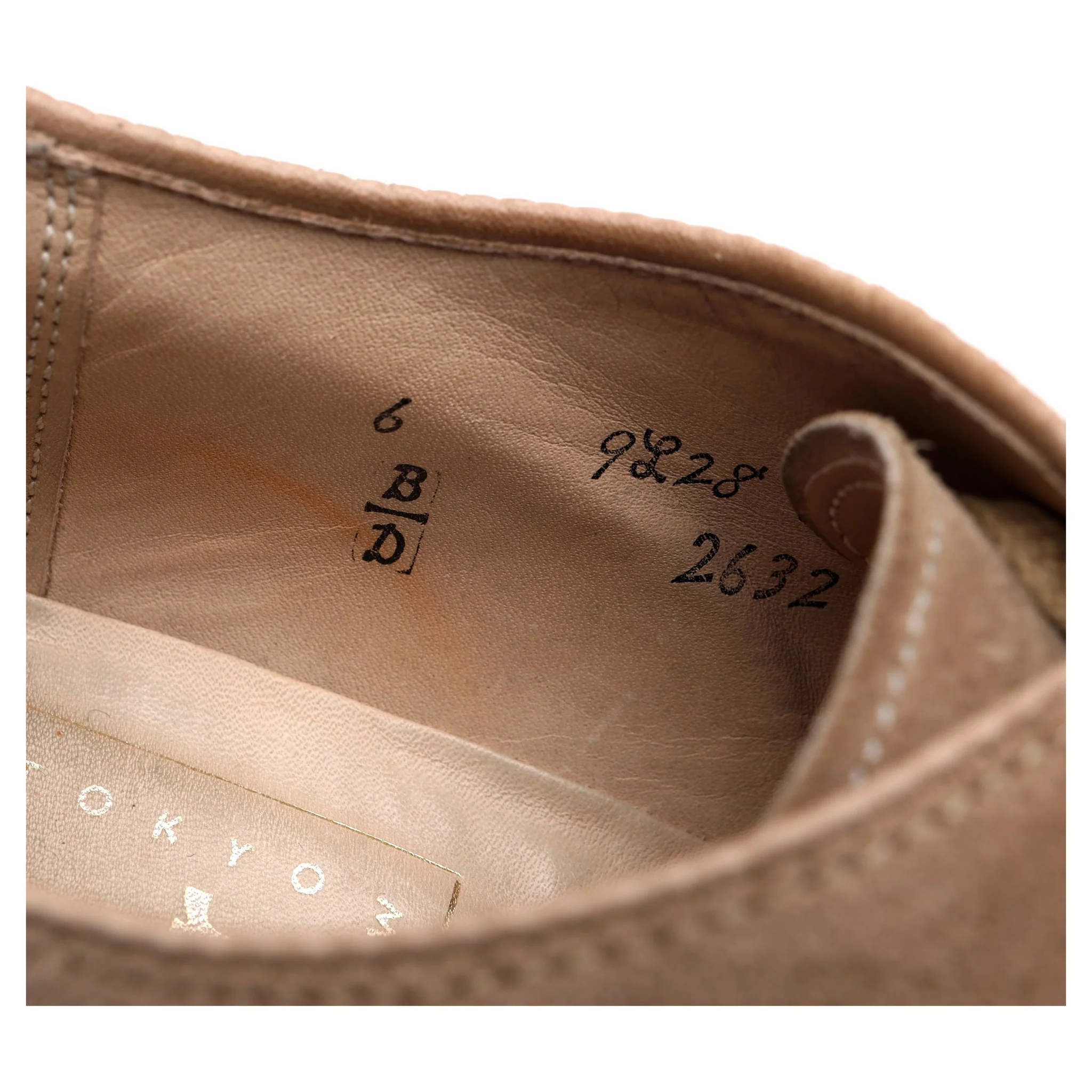 '2632' Sand Suede Derby UK 5.5 US 6 D - Image 7