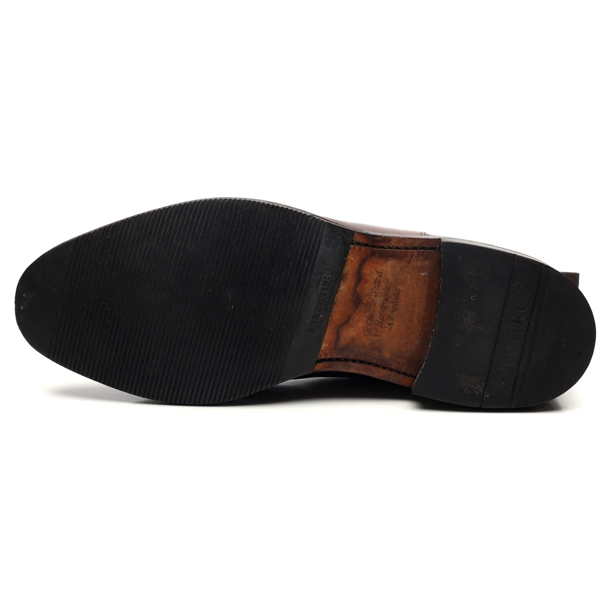 '290' Brown Leather Chelsea Boots UK 10 F - Image 10