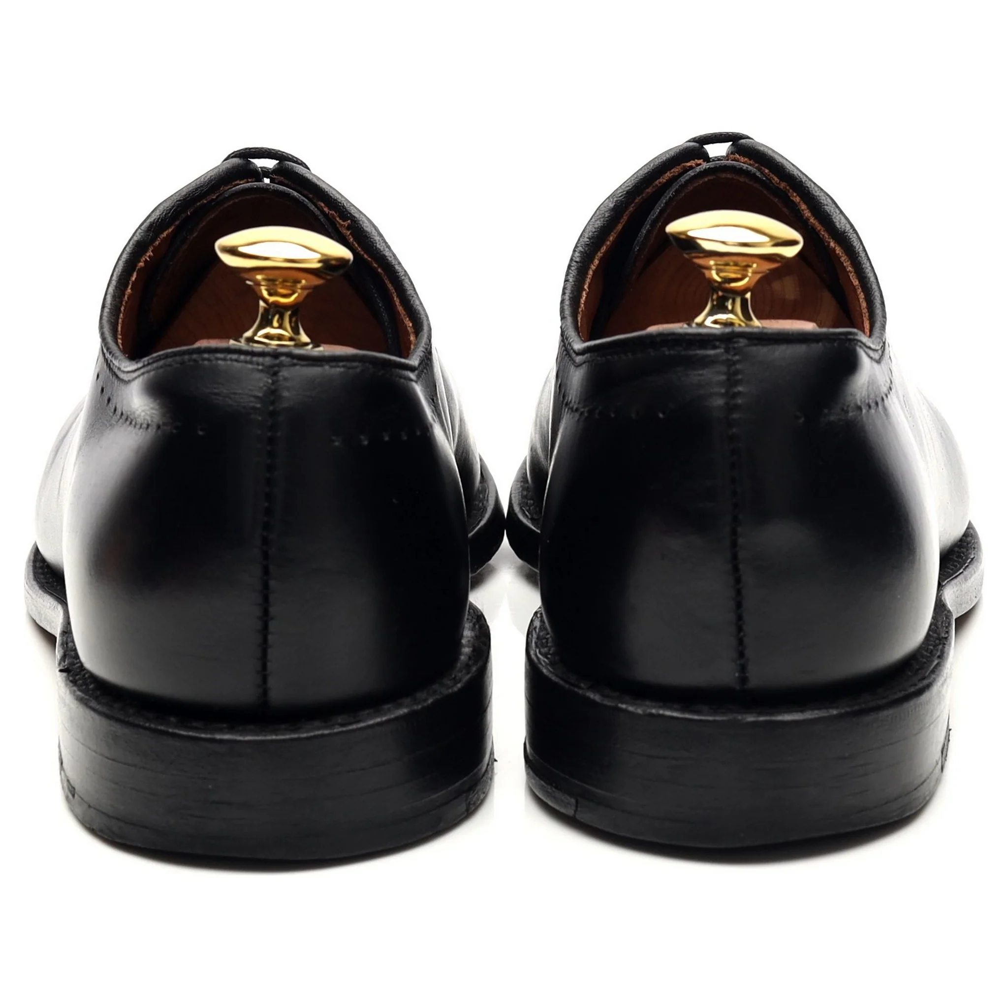 'Vernon' Black Leather Wholecut Oxford UK 7 US 8 D - Image 5