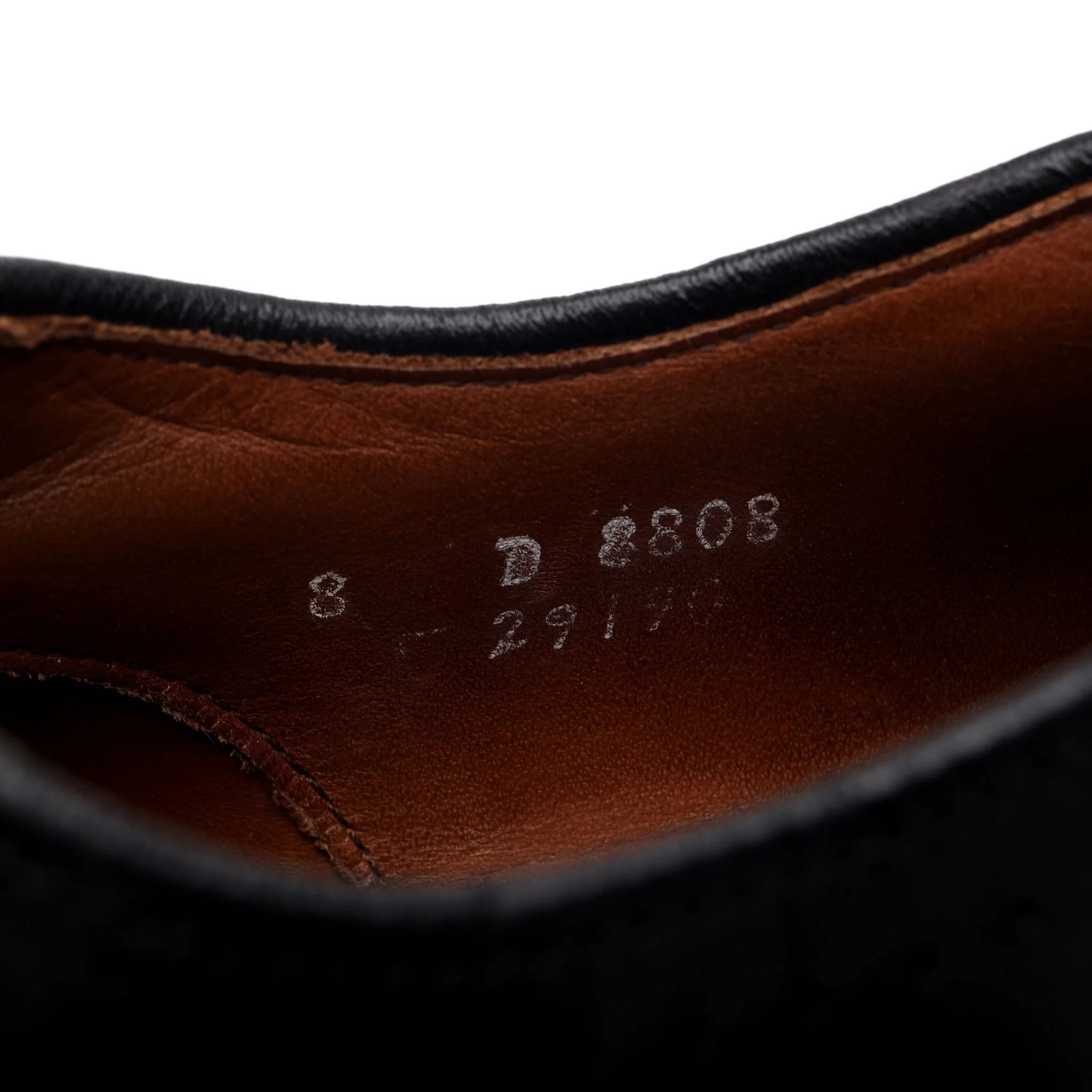 'Vernon' Black Leather Wholecut Oxford UK 7 US 8 D - Image 8