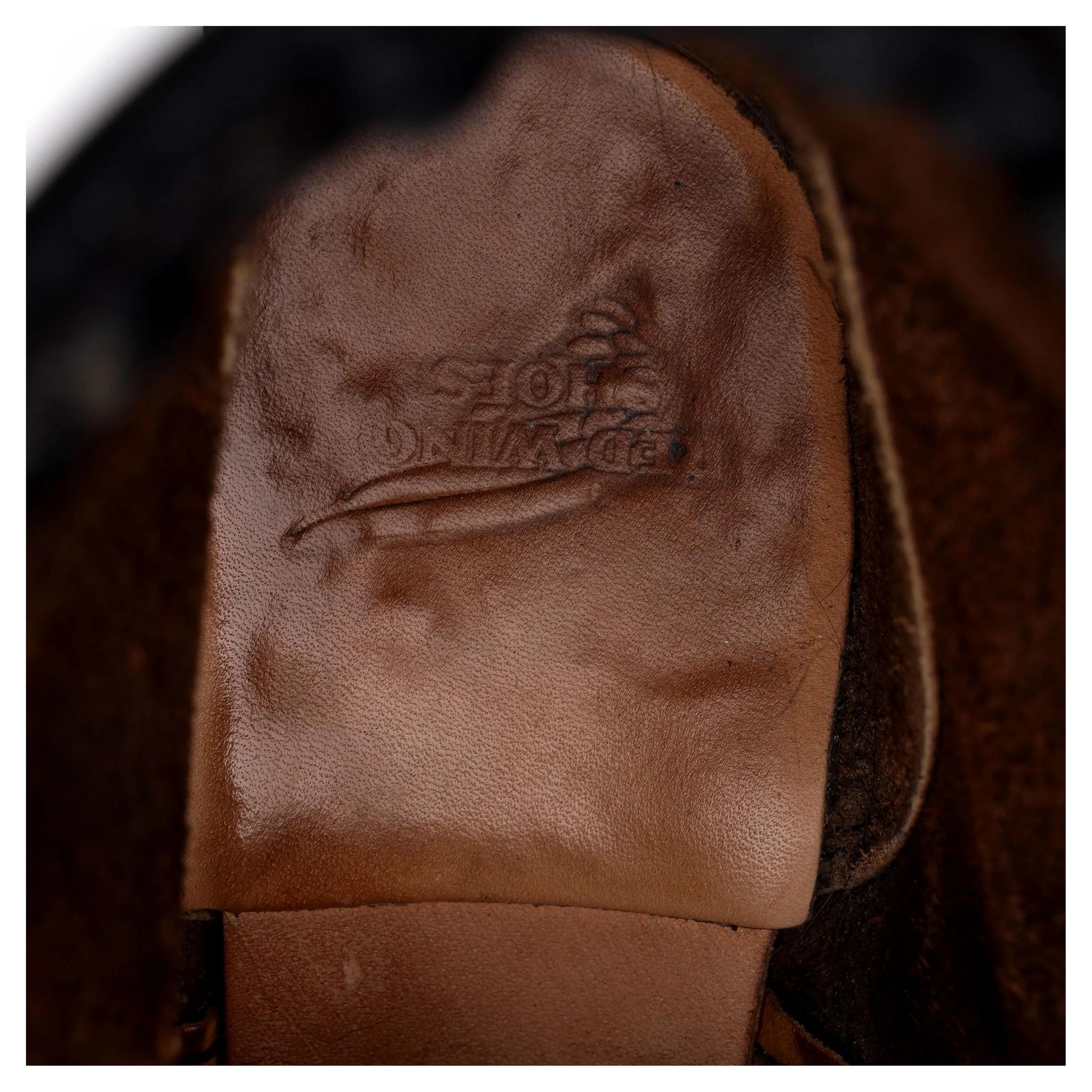 '2954' Brown Leather Moc Toe Boots UK 8 US 9 D - Image 12
